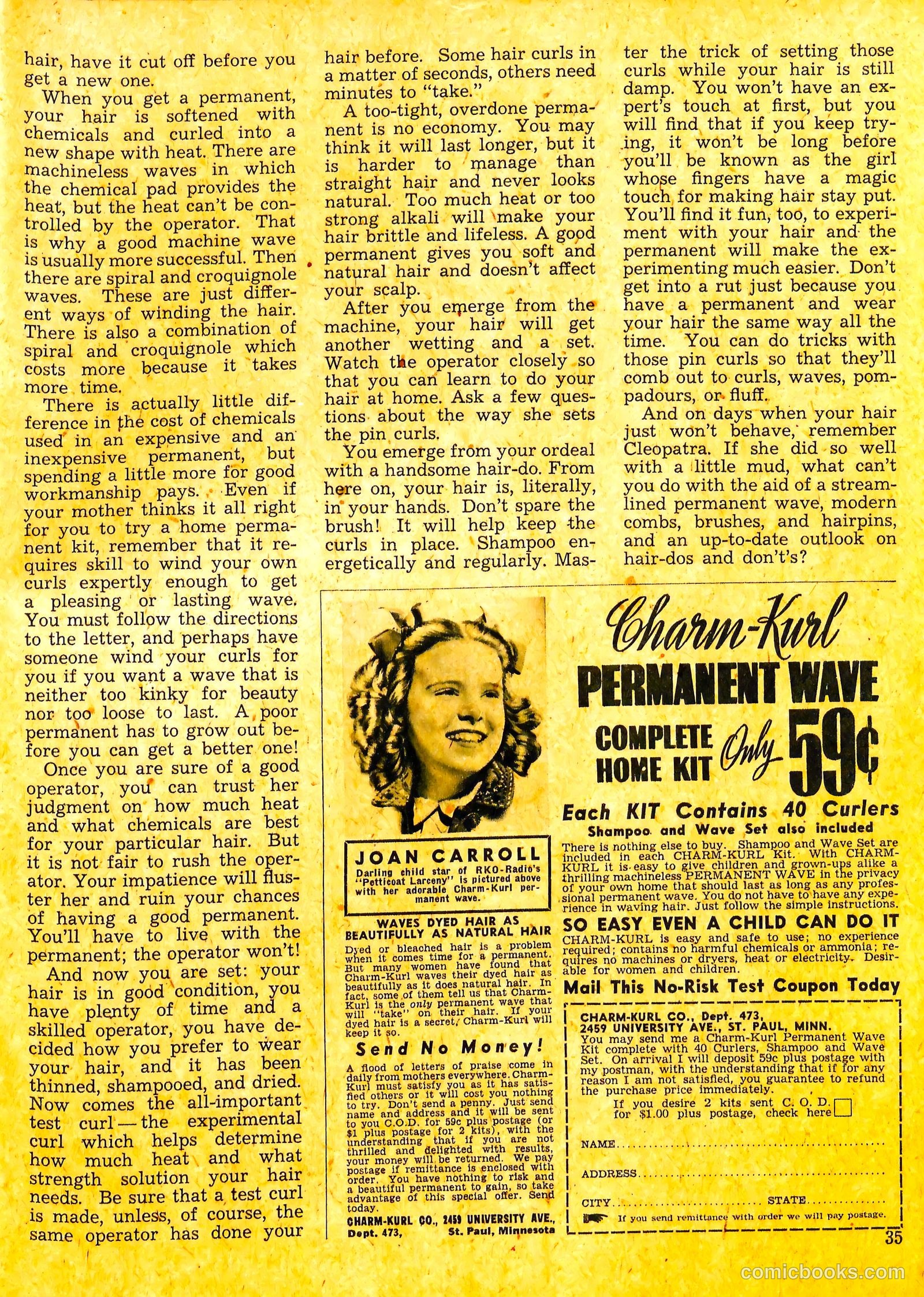 Calling All Girls #19 (1956) — page 35 of 60
