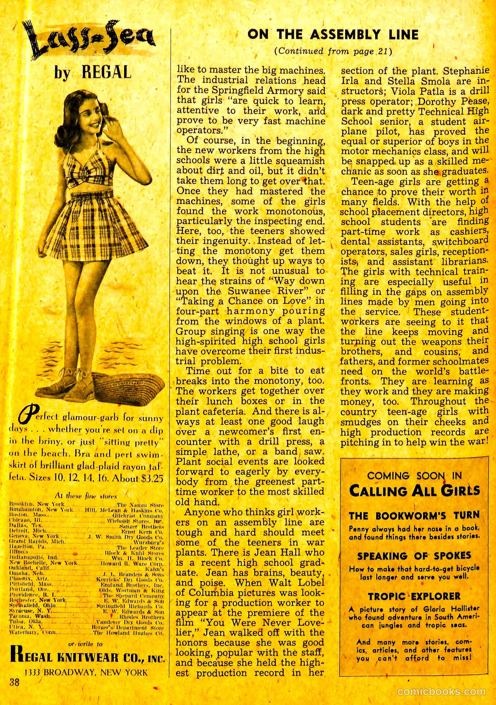Calling All Girls #19 (1956) — page 38 of 60