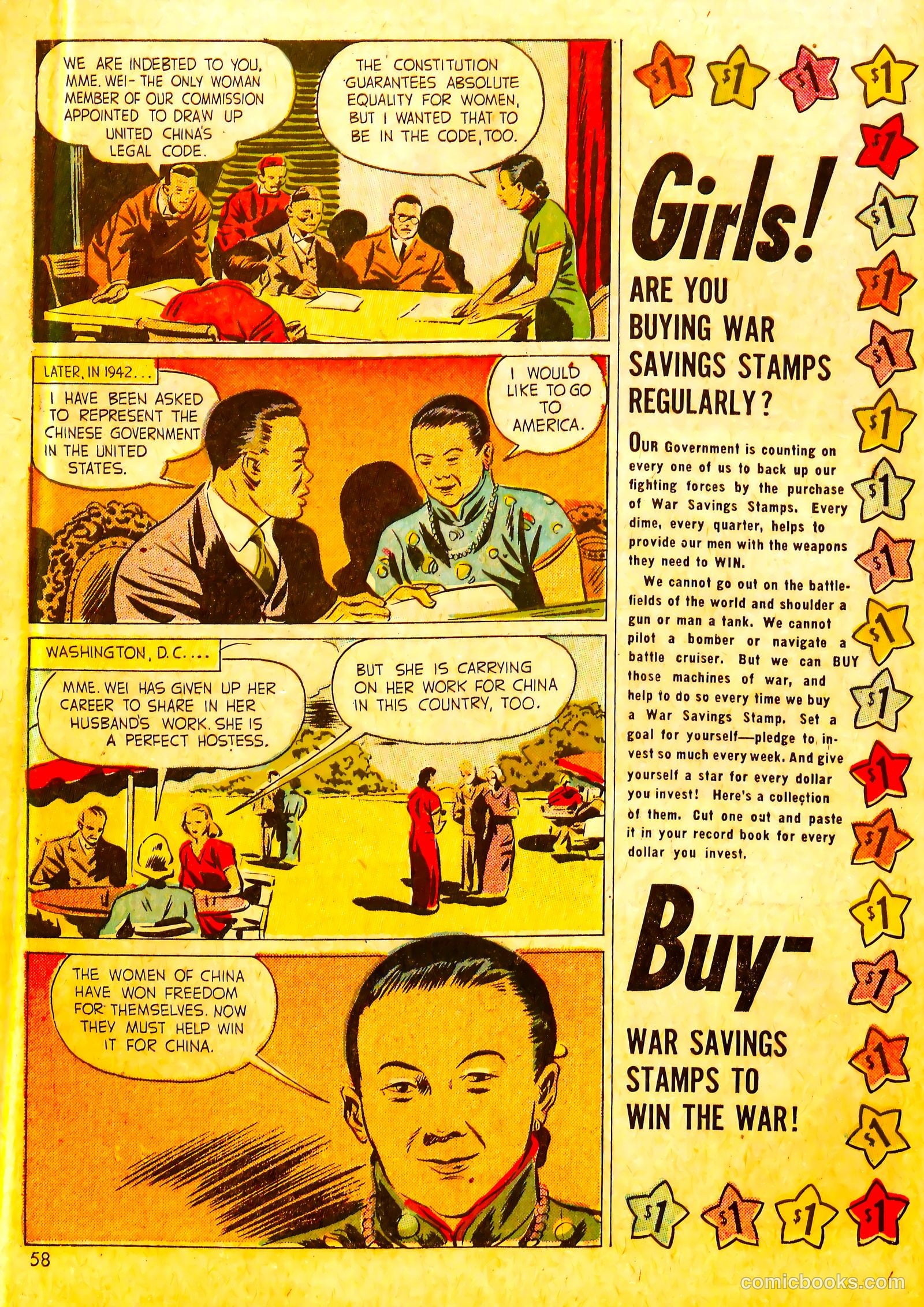 Calling All Girls #19 (1956) — page 58 of 60