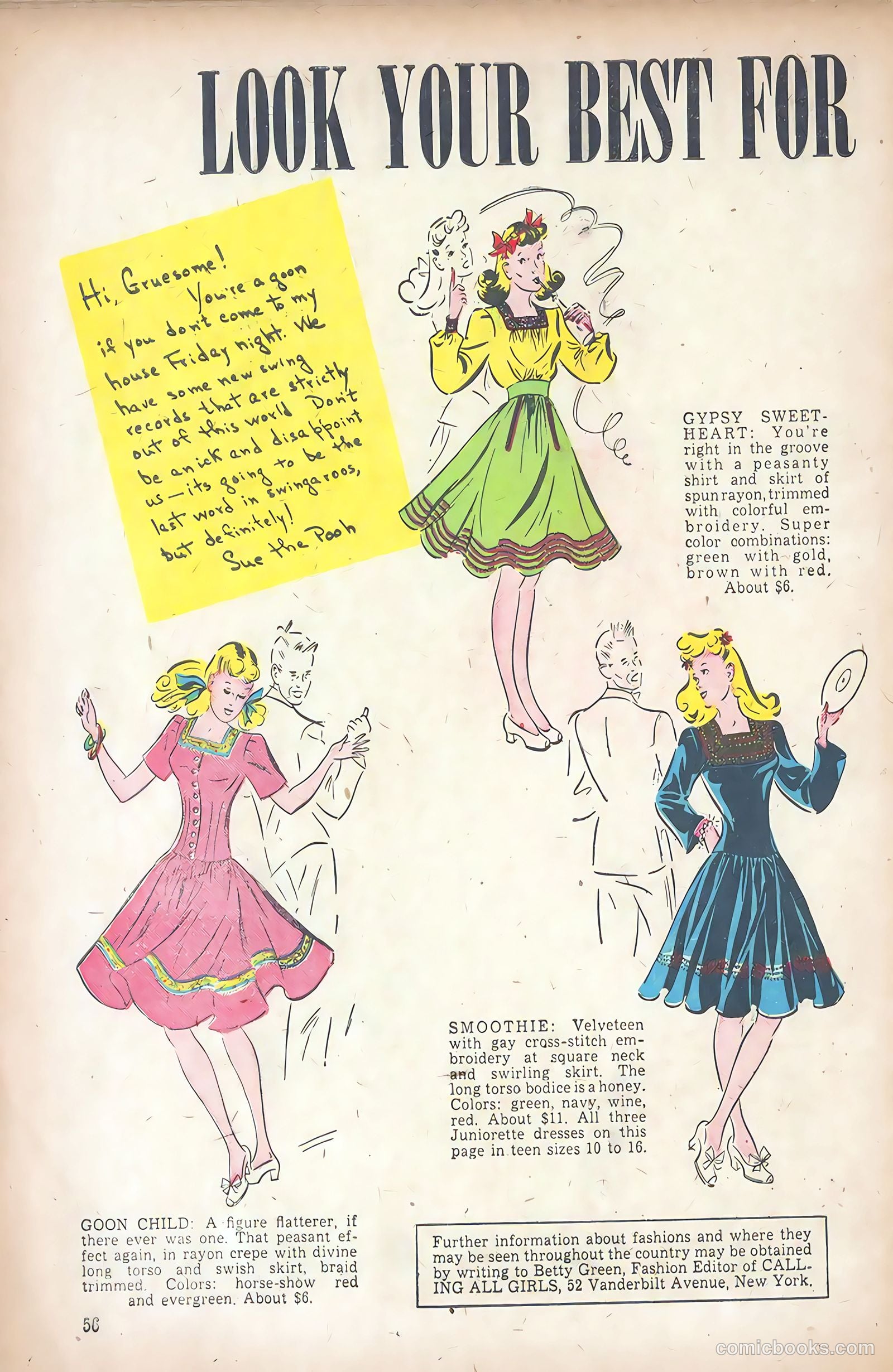 Calling All Girls #2 (1941) — page 58 of 68
