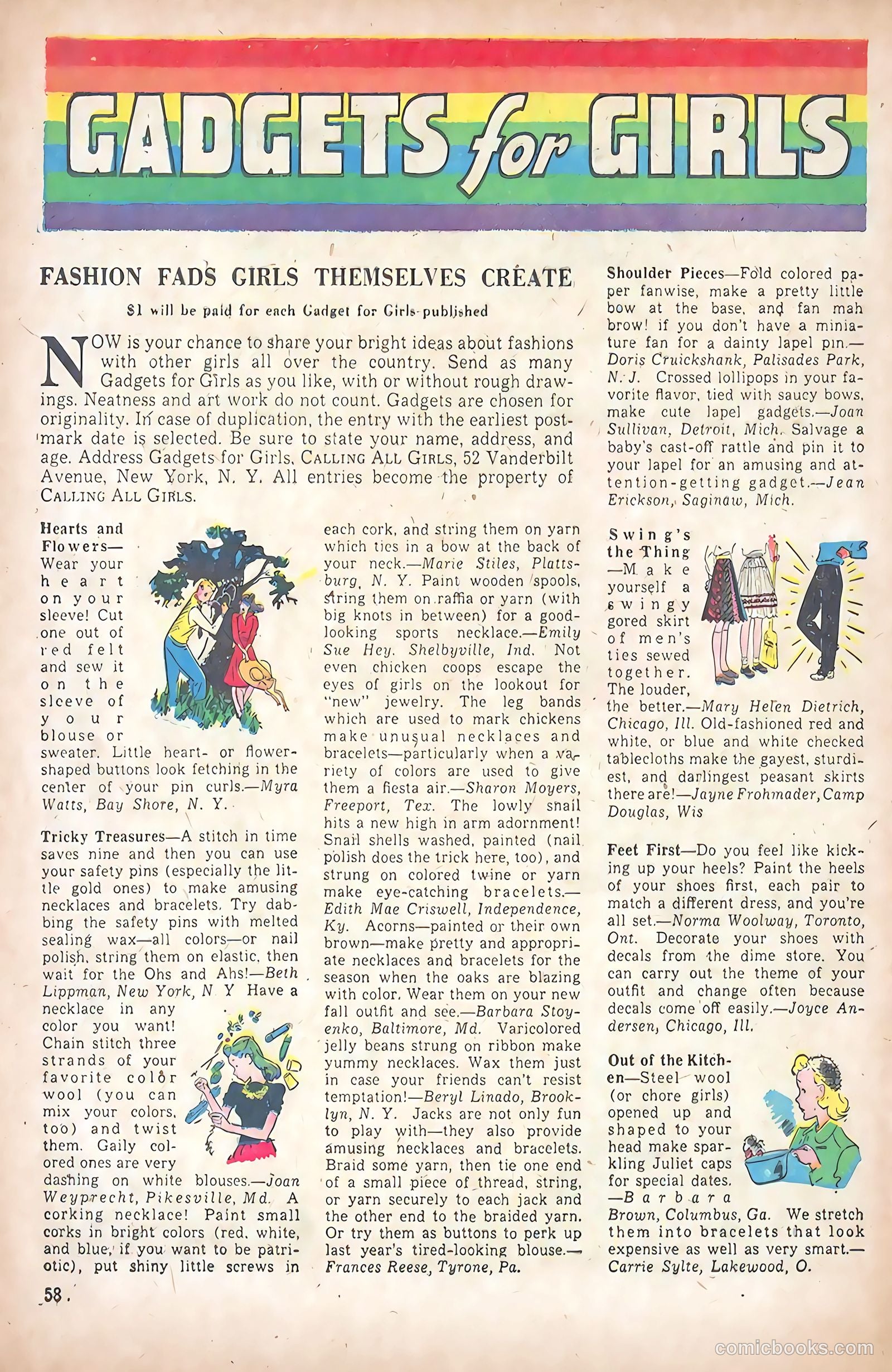 Calling All Girls #2 (1941) — page 60 of 68