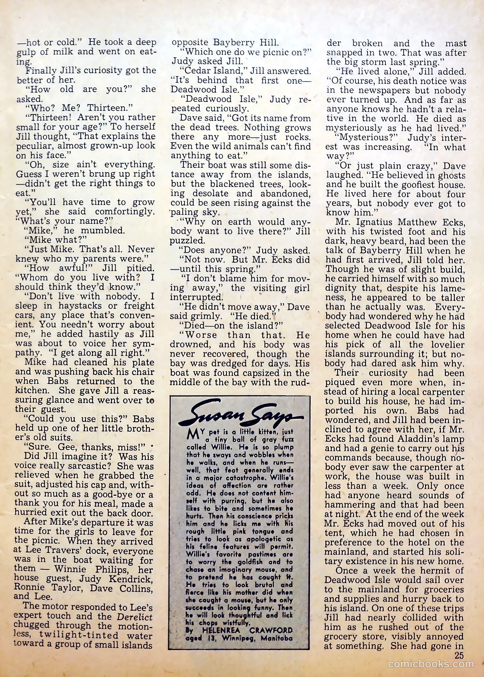 Calling All Girls #21 (1956) — page 25 of 60
