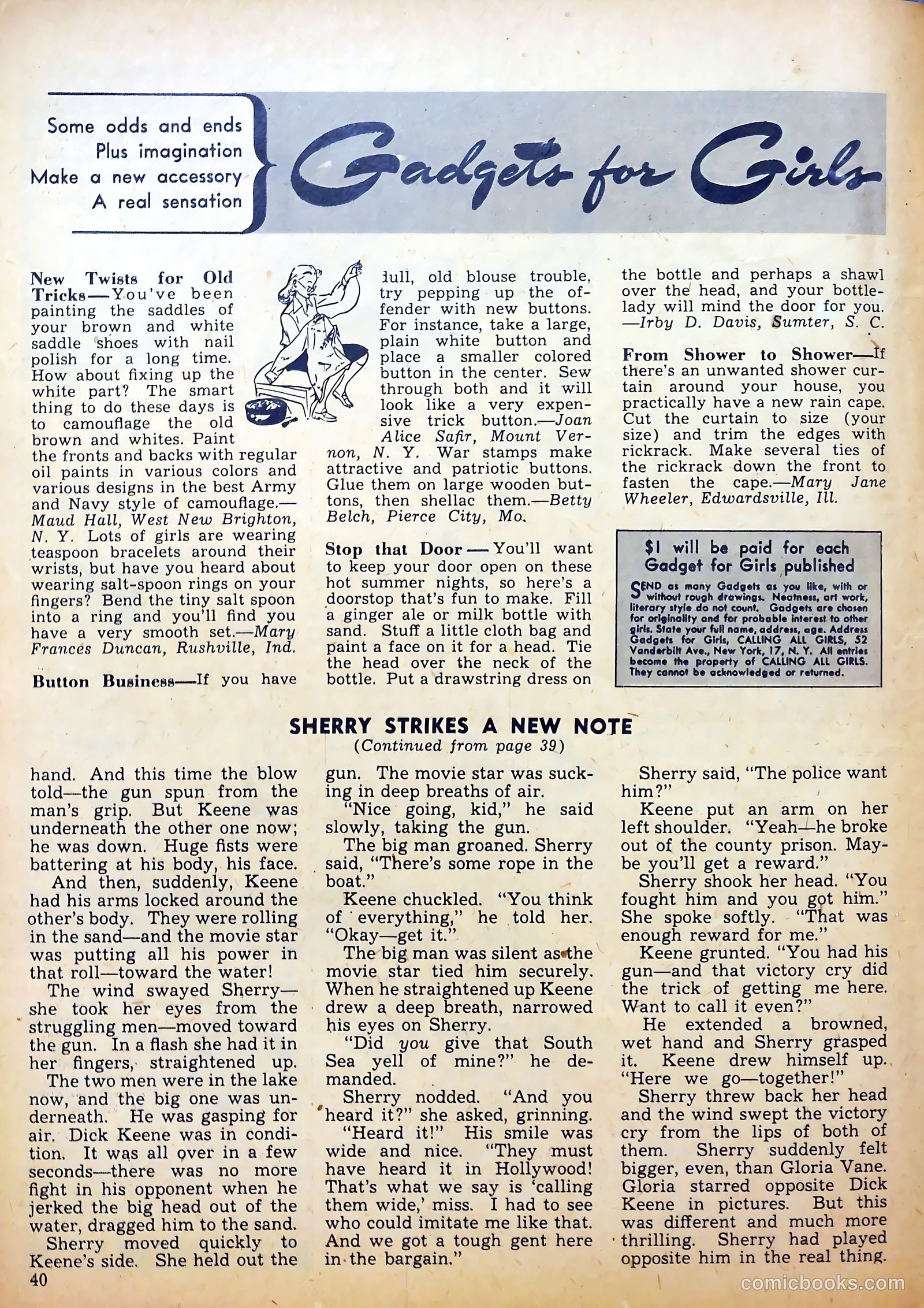 Calling All Girls #21 (1956) — page 40 of 60