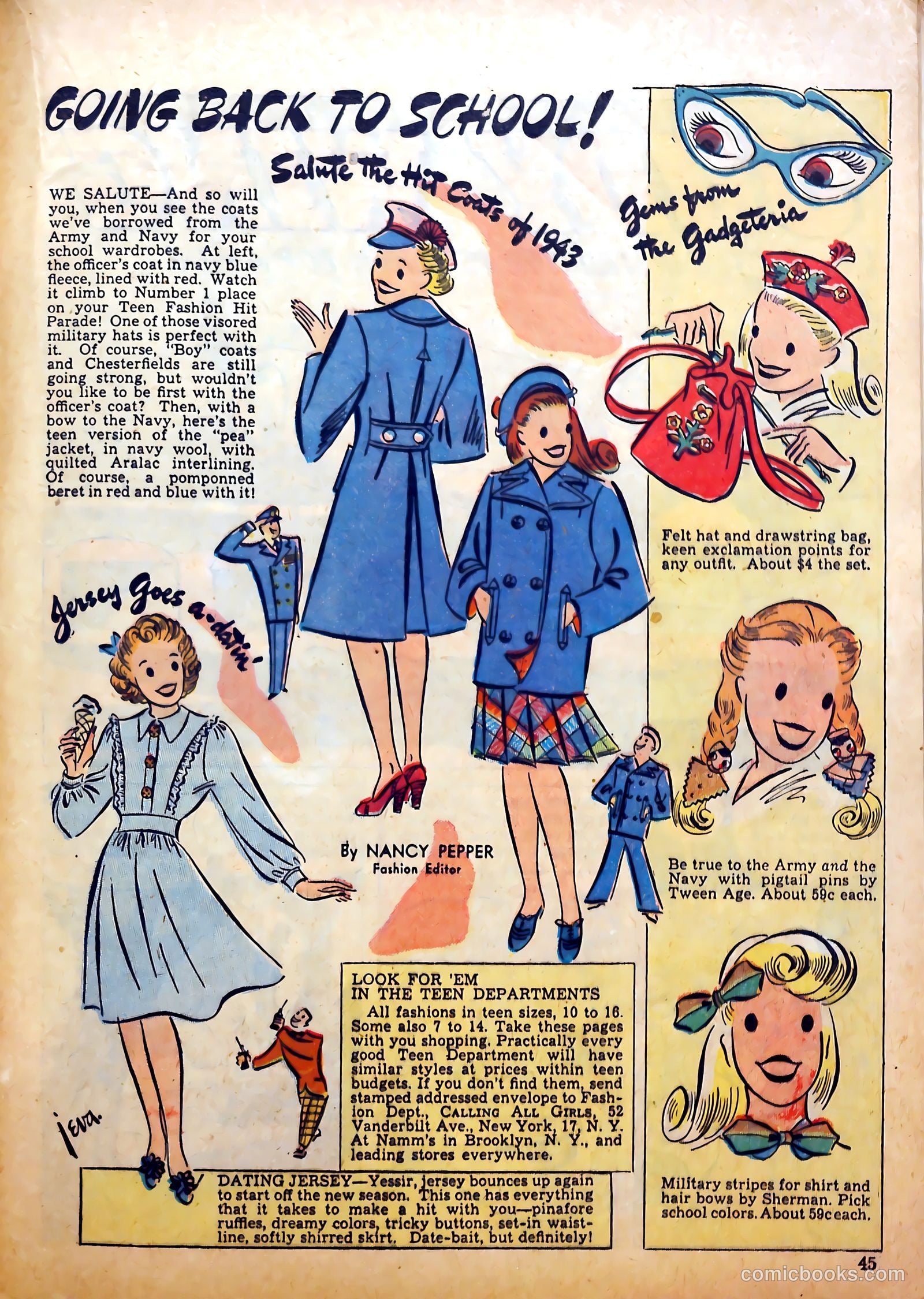 Calling All Girls #21 (1956) — page 45 of 60