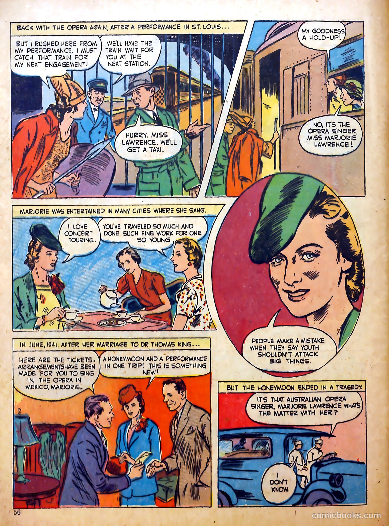 Calling All Girls #21 (1956) — page 56 of 60