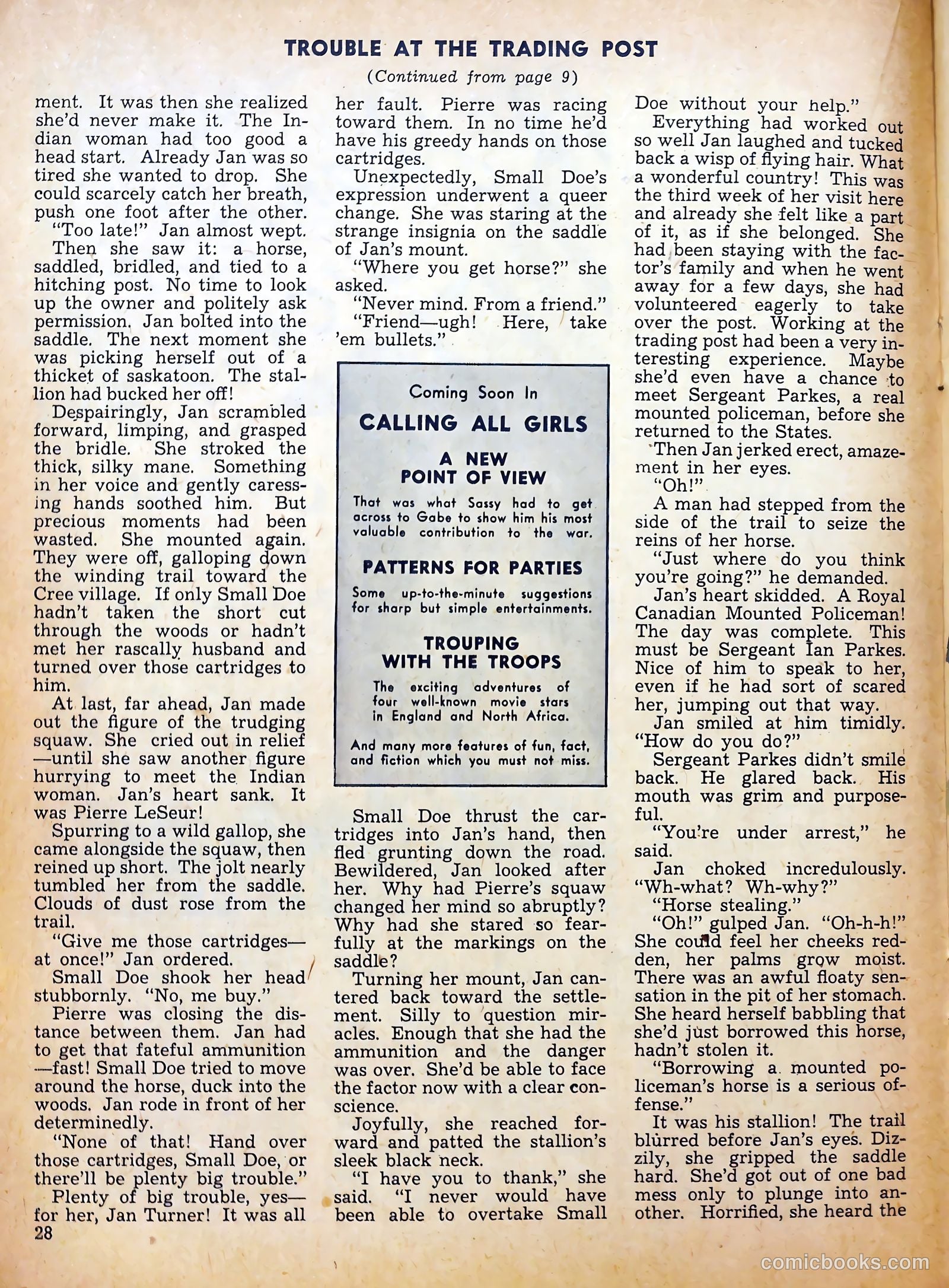 Calling All Girls #22 (1956) — page 28 of 59