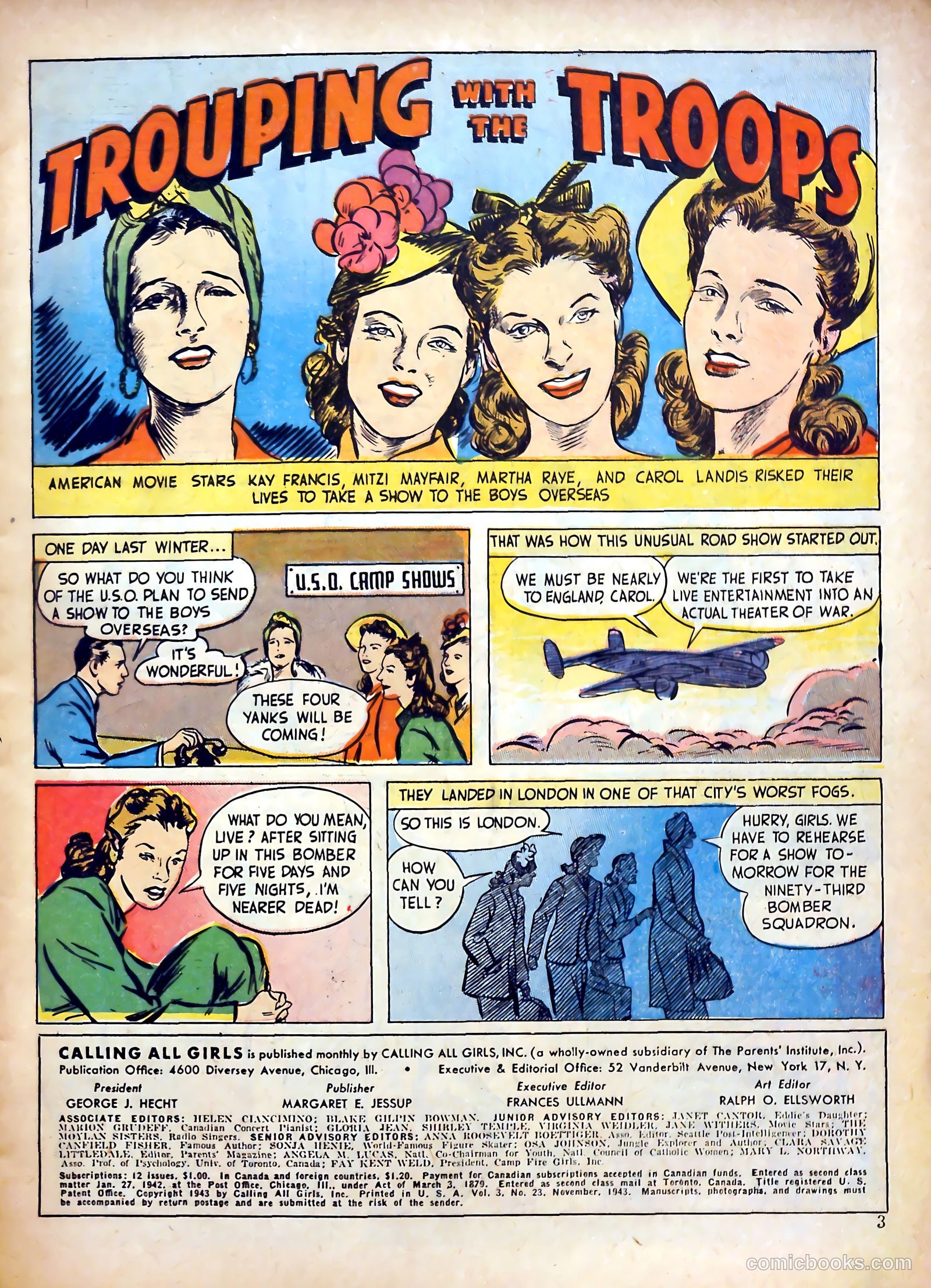 Calling All Girls #23 (1956) — page 3 of 60