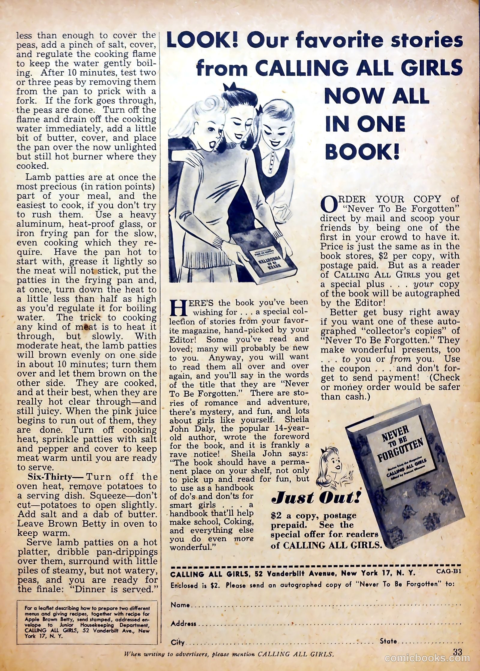 Calling All Girls #23 (1956) — page 32 of 60