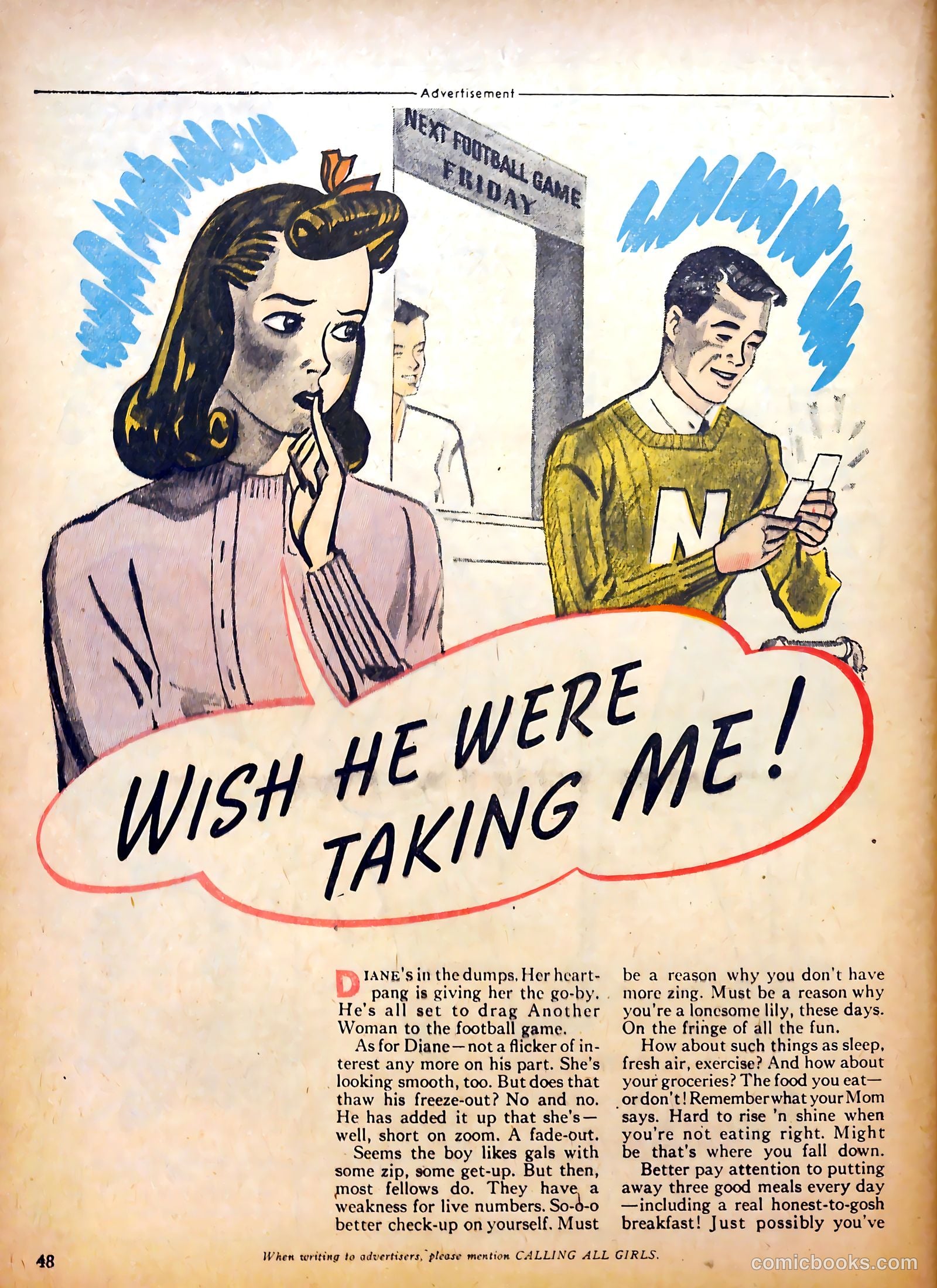 Calling All Girls #23 (1956) — page 47 of 60