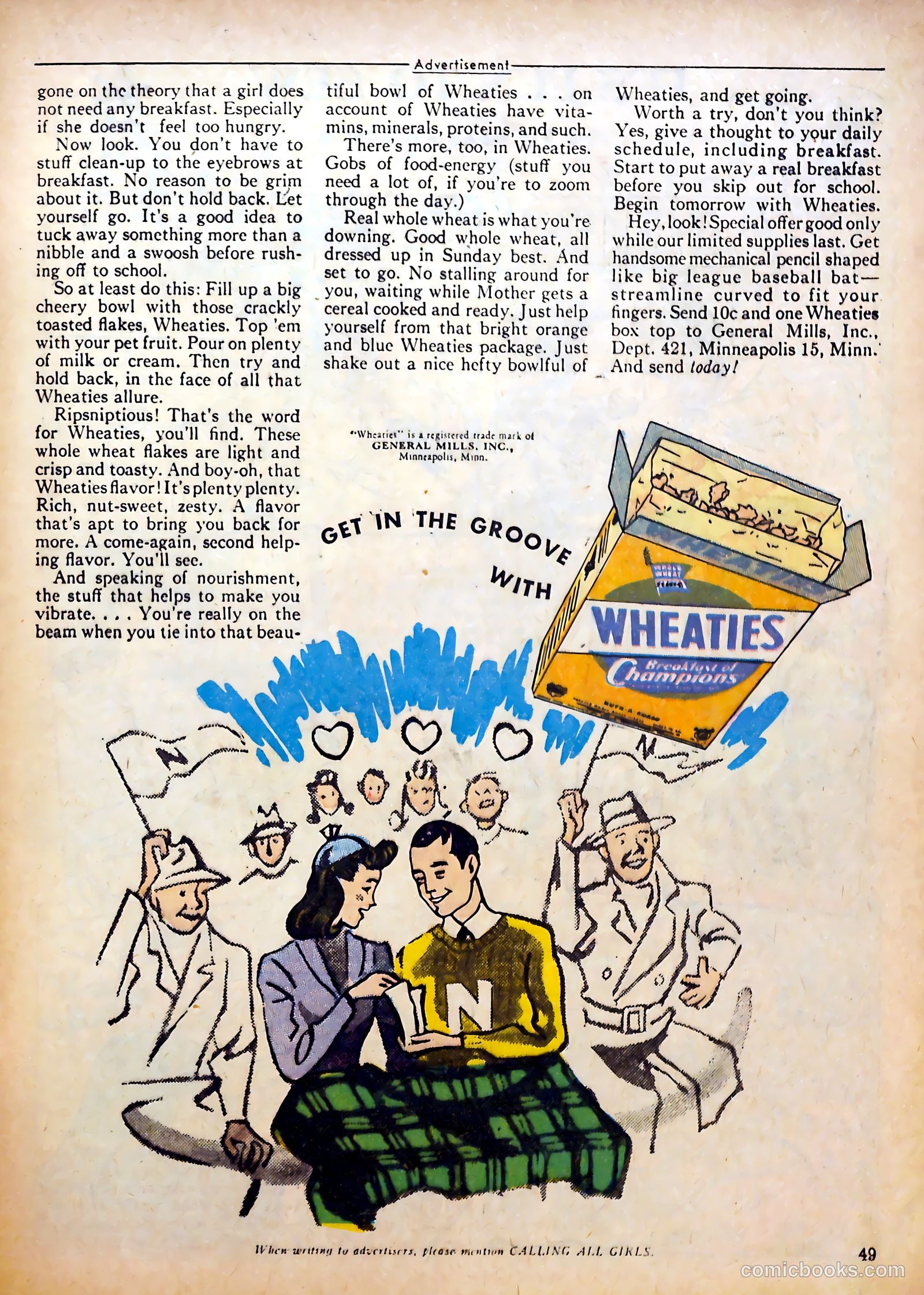 Calling All Girls #23 (1956) — page 48 of 60
