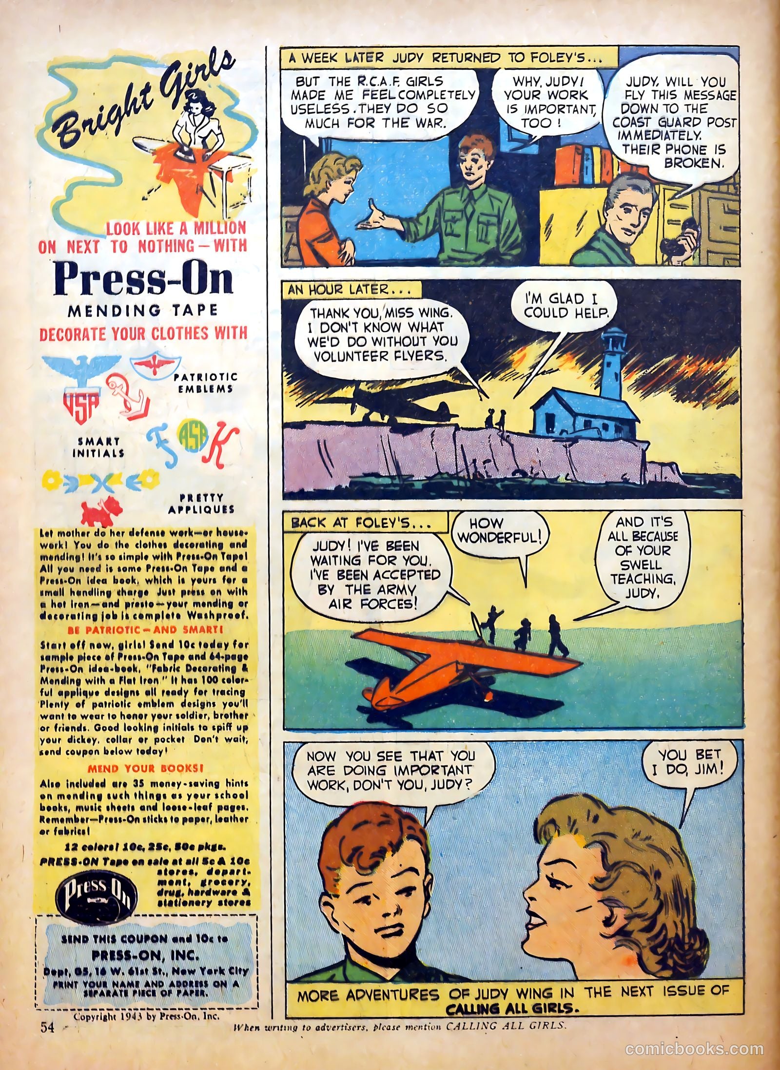 Calling All Girls #23 (1956) — page 53 of 60