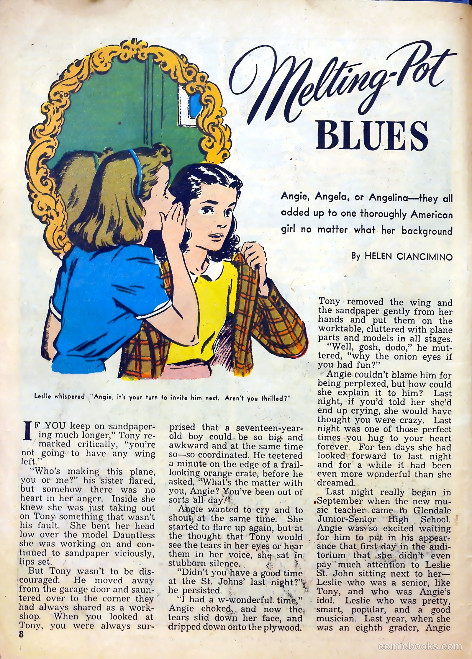 Calling All Girls #24 (1956) — page 8 of 59