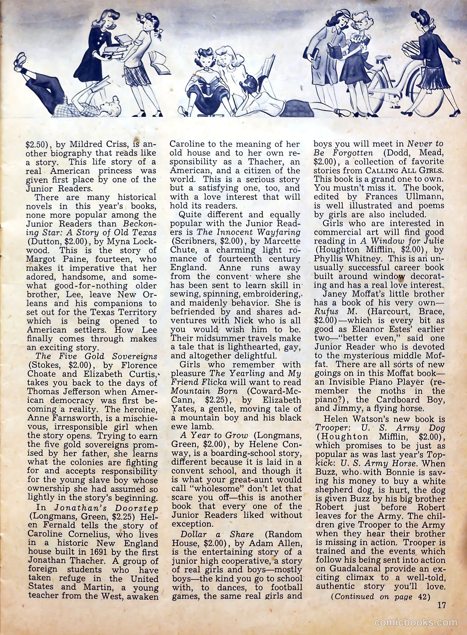 Calling All Girls #24 (1956) — page 17 of 59