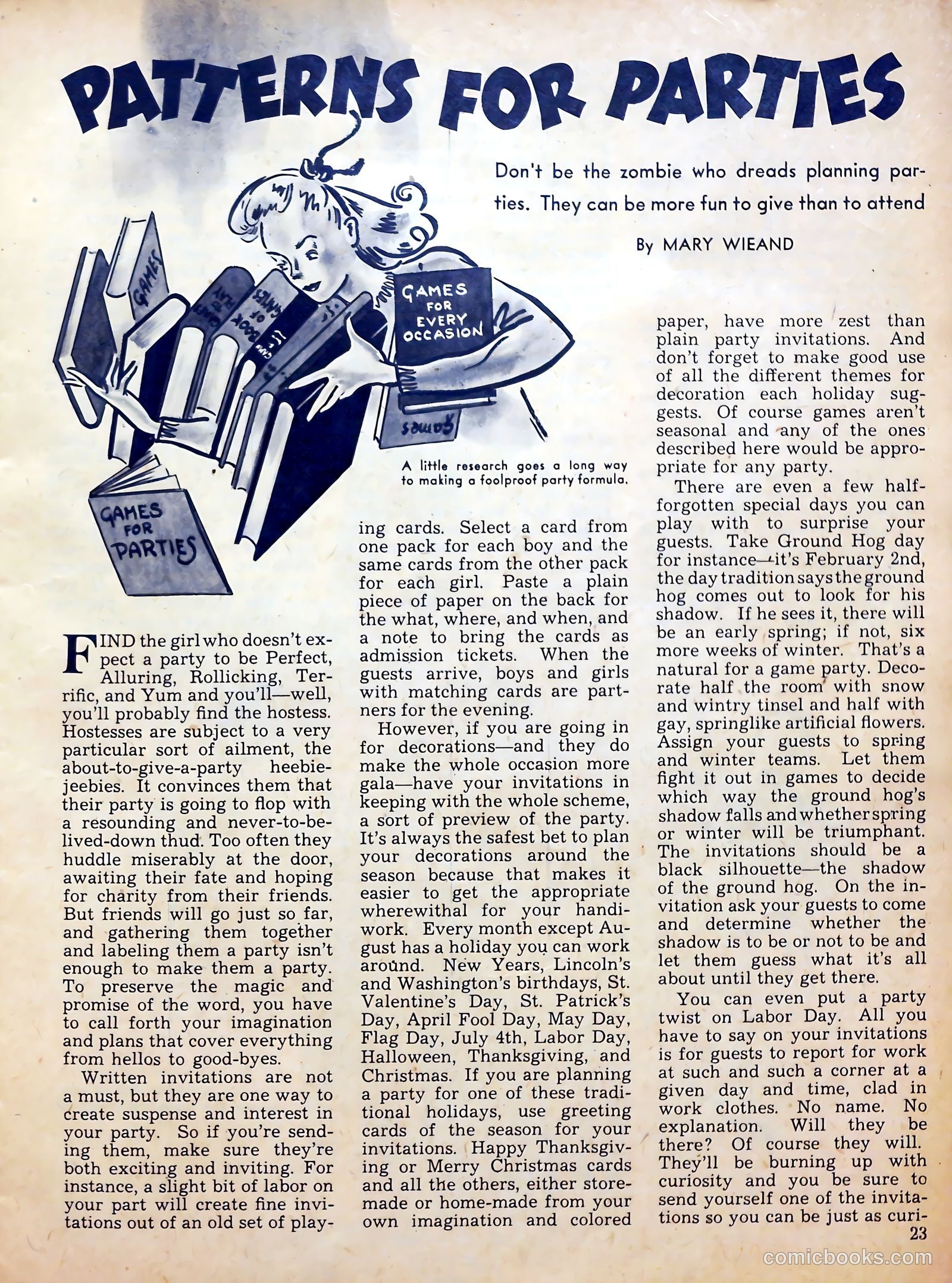 Calling All Girls #24 (1956) — page 23 of 59