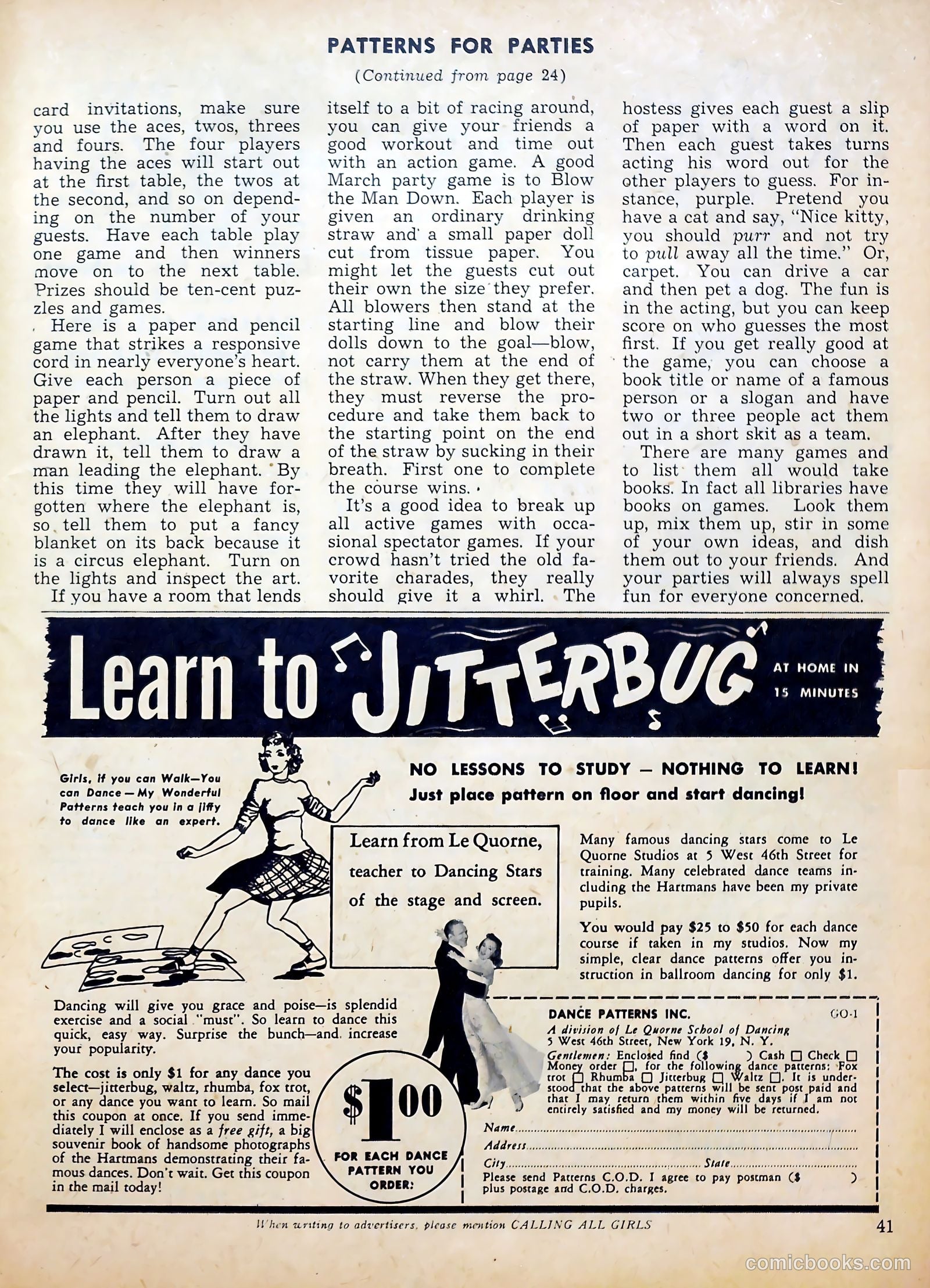Calling All Girls #24 (1956) — page 40 of 59
