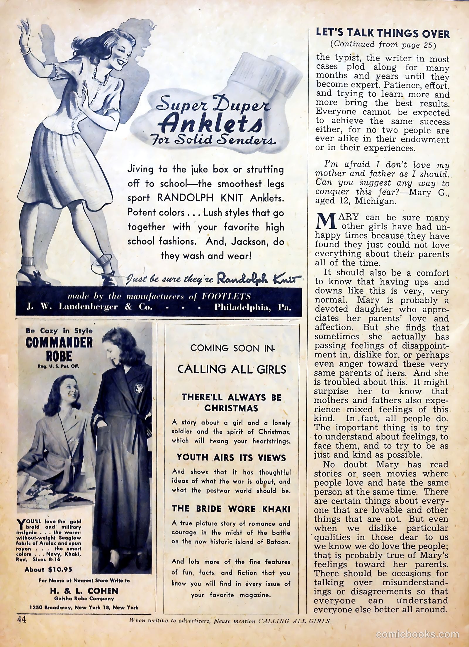 Calling All Girls #24 (1956) — page 43 of 59