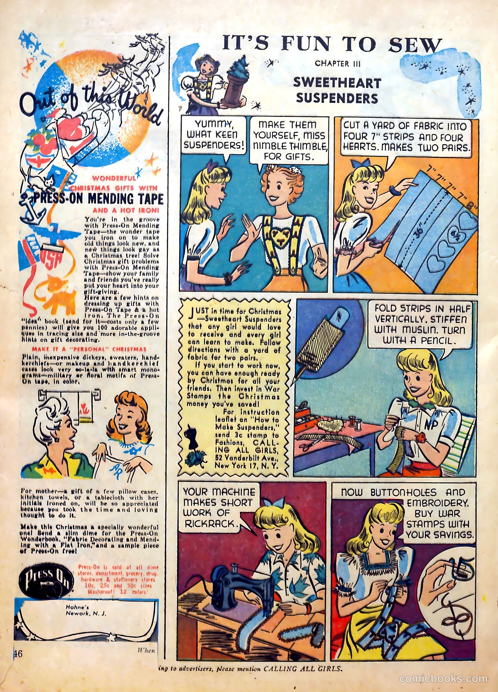 Calling All Girls #24 (1956) — page 47 of 59