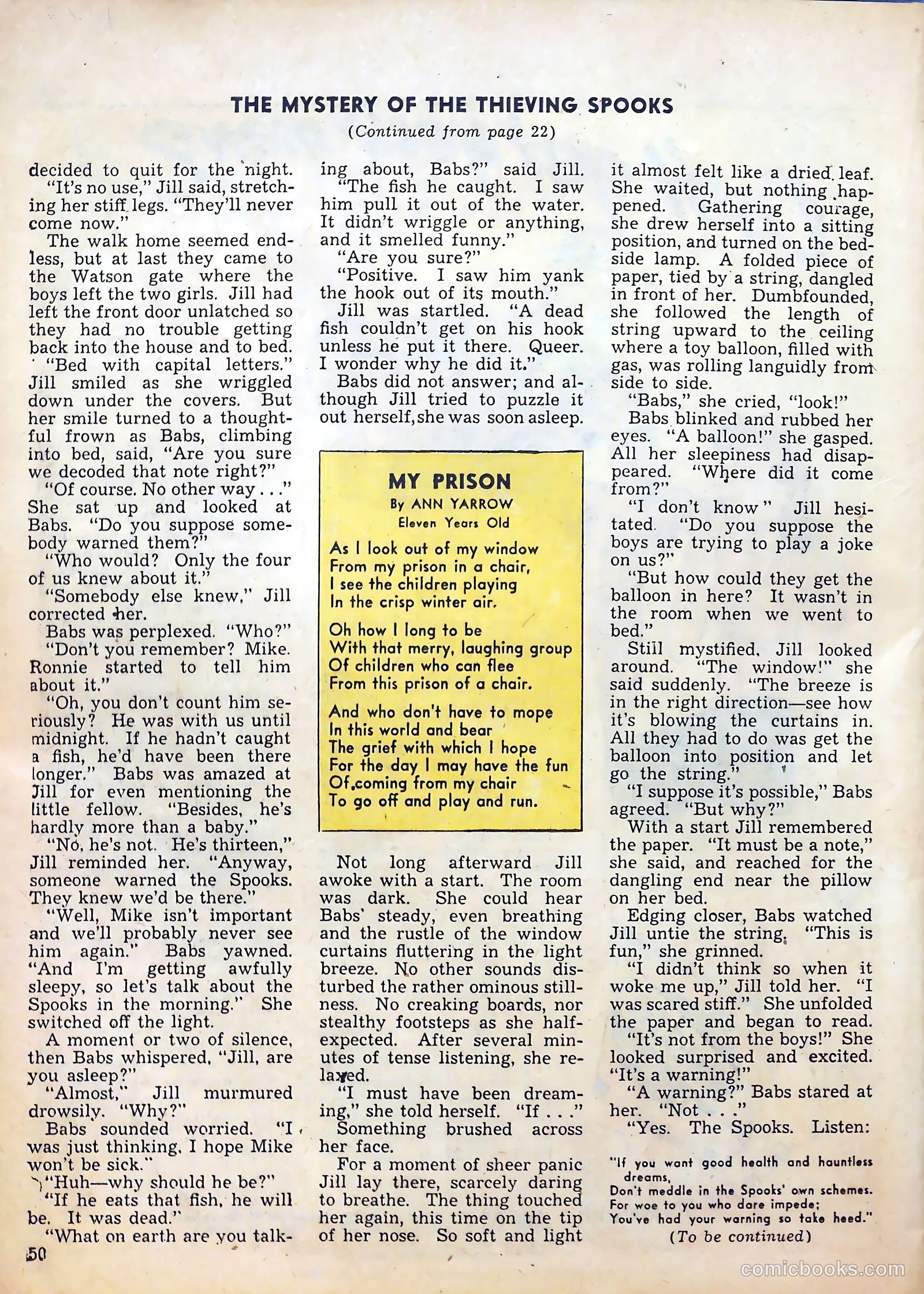 Calling All Girls #24 (1956) — page 49 of 59
