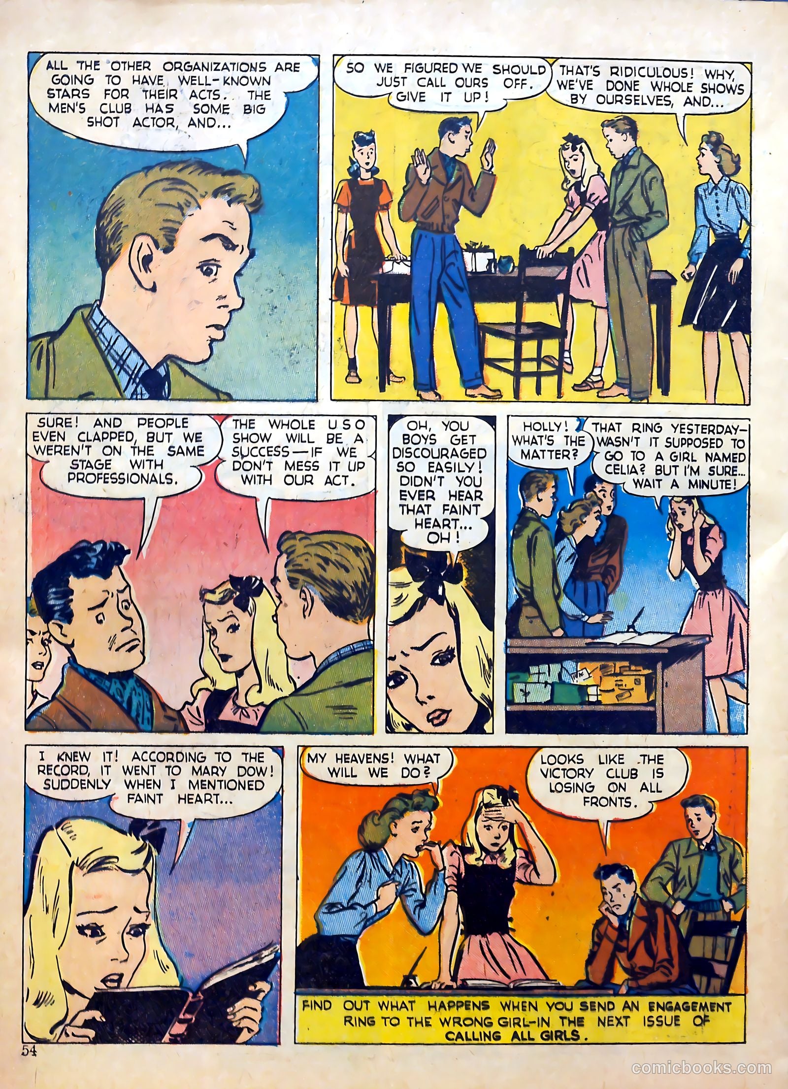Calling All Girls #24 (1956) — page 53 of 59