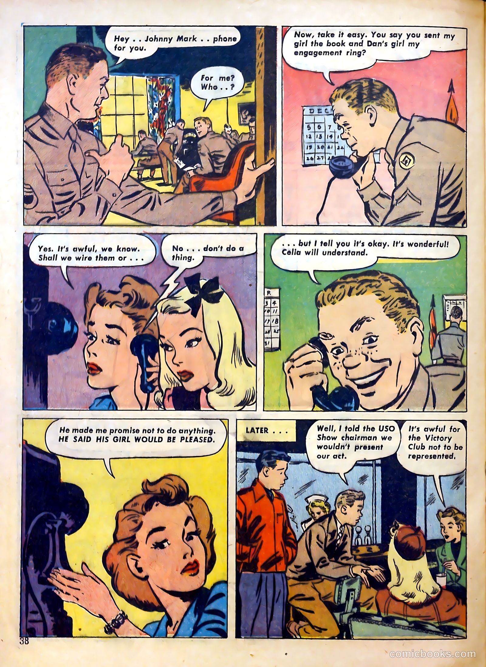 Calling All Girls #25 (1956) — page 38 of 60