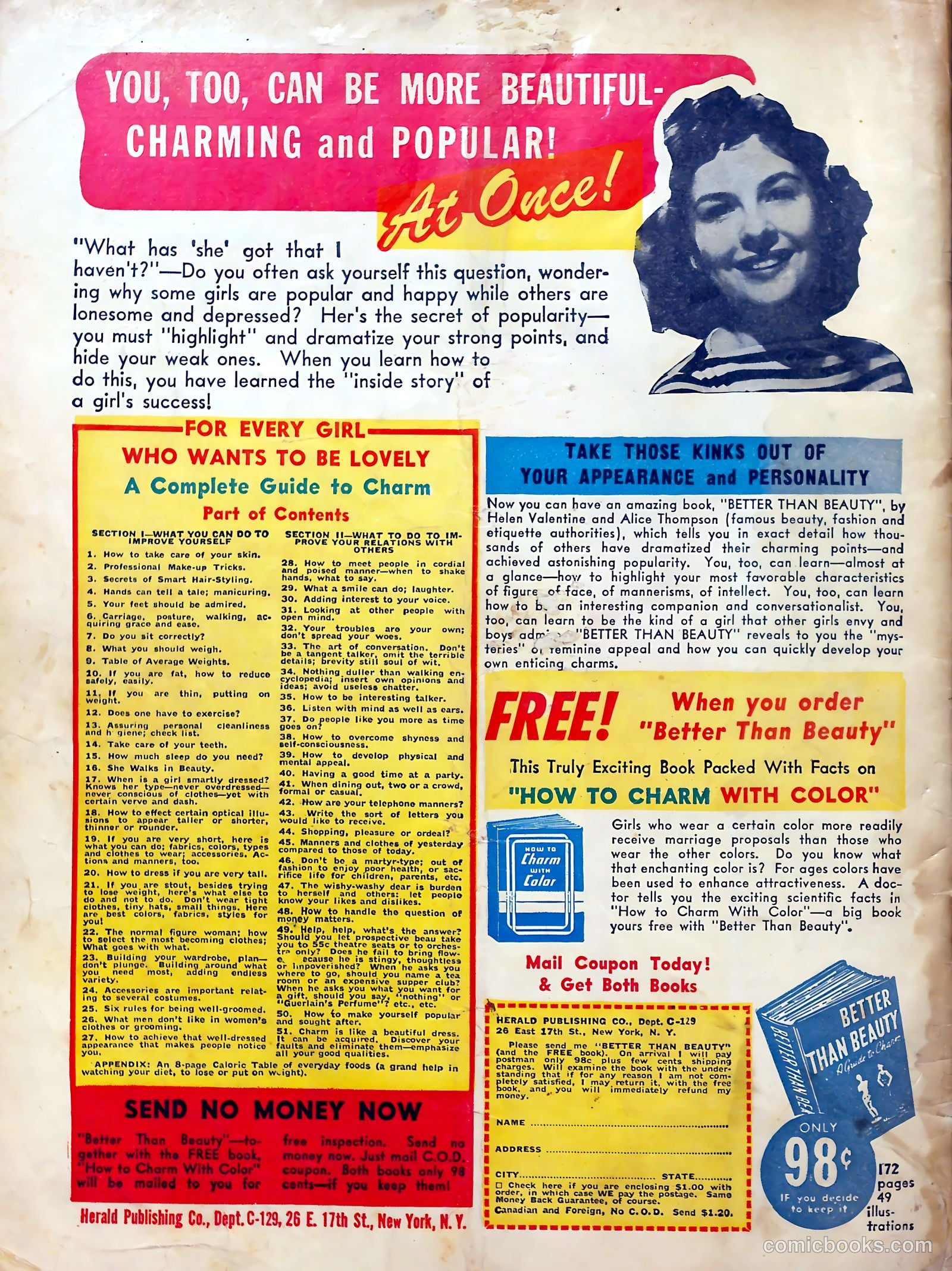 Calling All Girls #25 (1956) — page 60 of 60