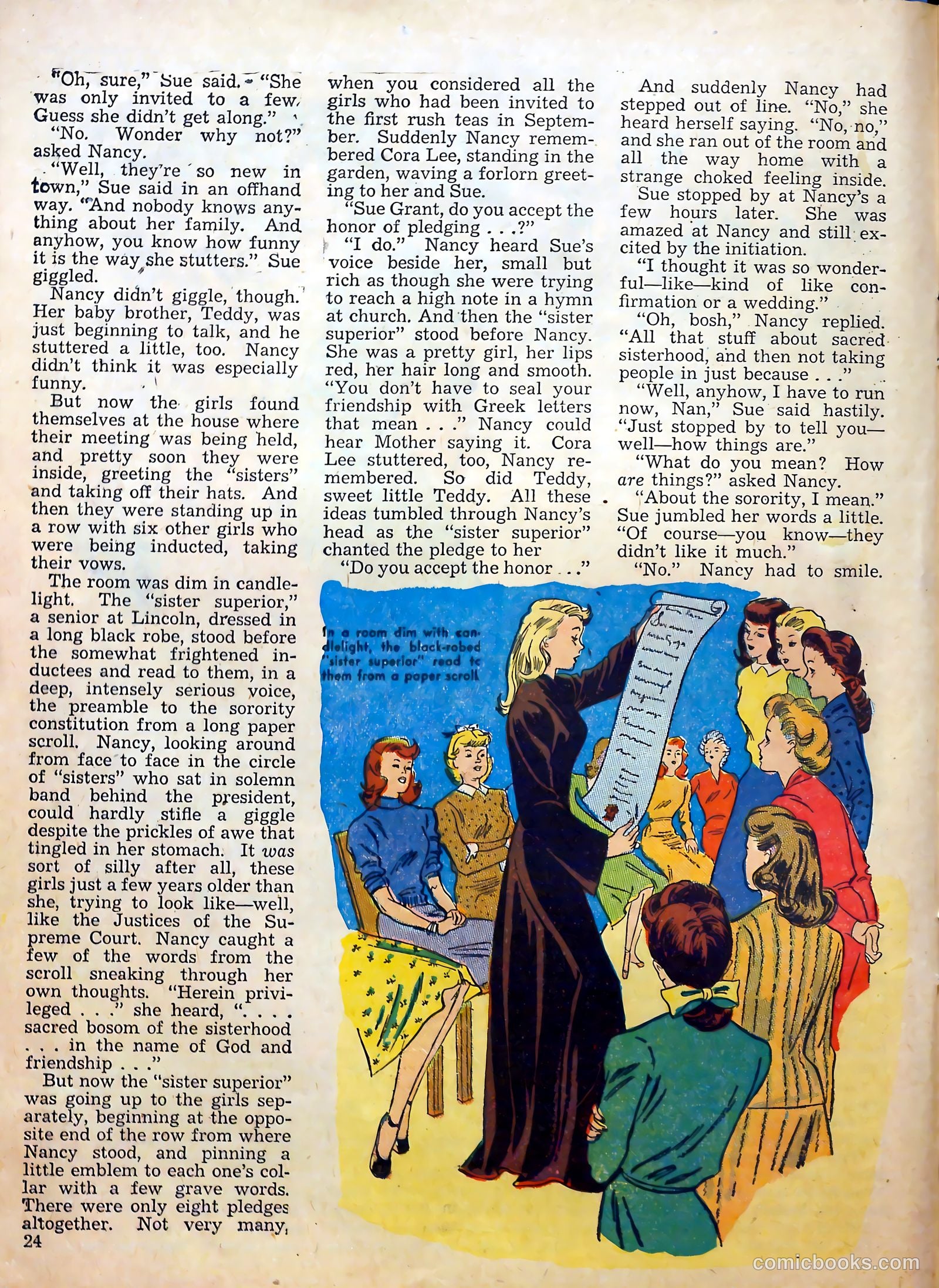 Calling All Girls #26 (1956) — page 24 of 60