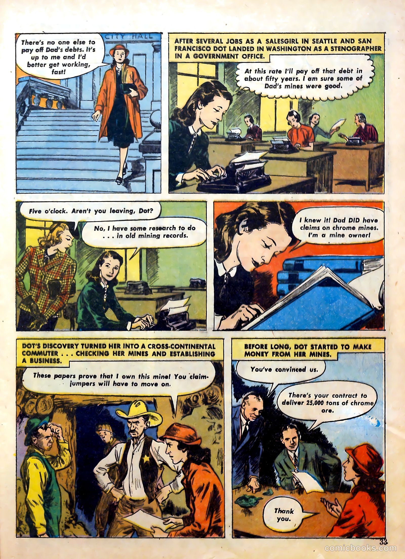 Calling All Girls #26 (1956) — page 33 of 60