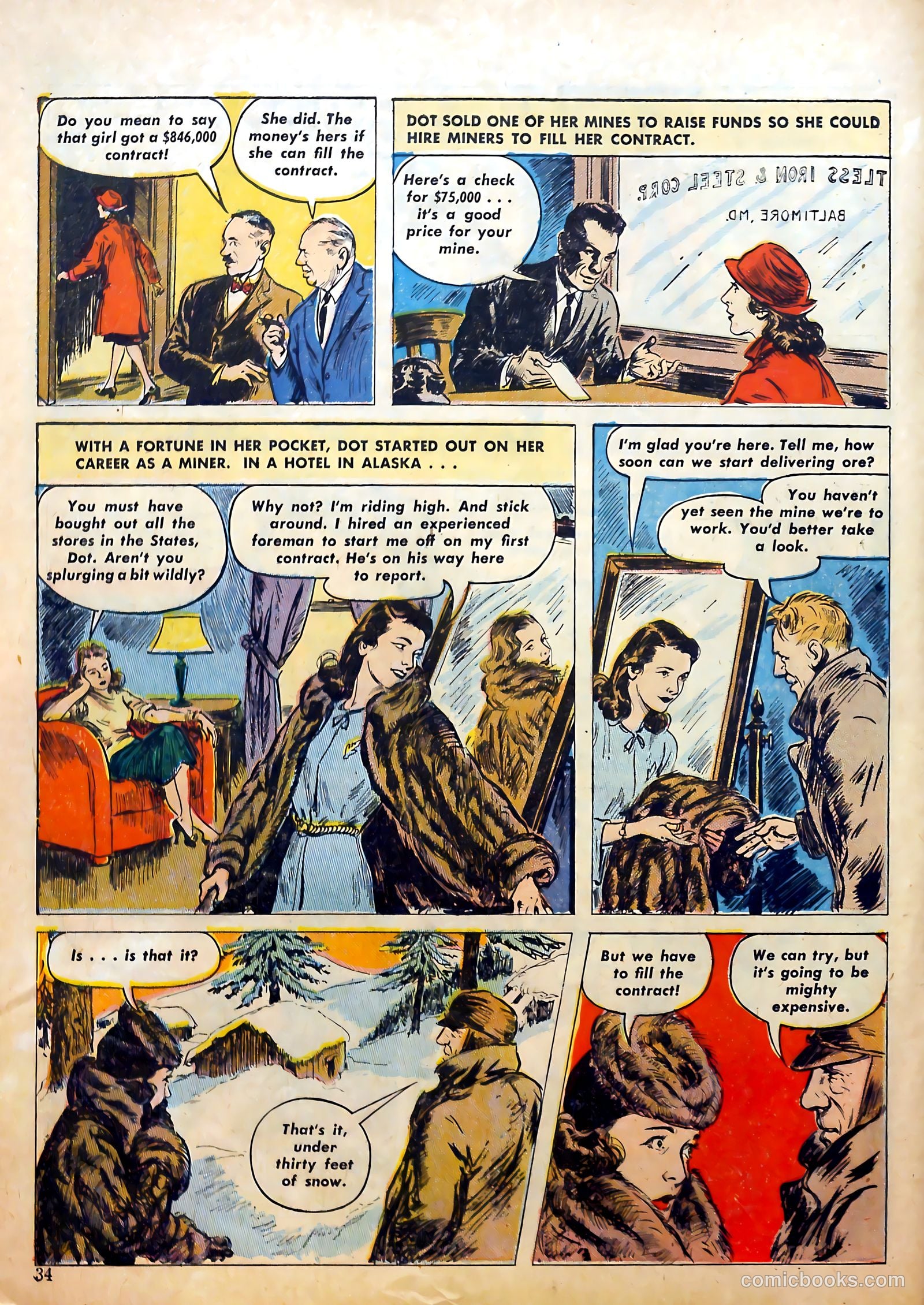 Calling All Girls #26 (1956) — page 34 of 60