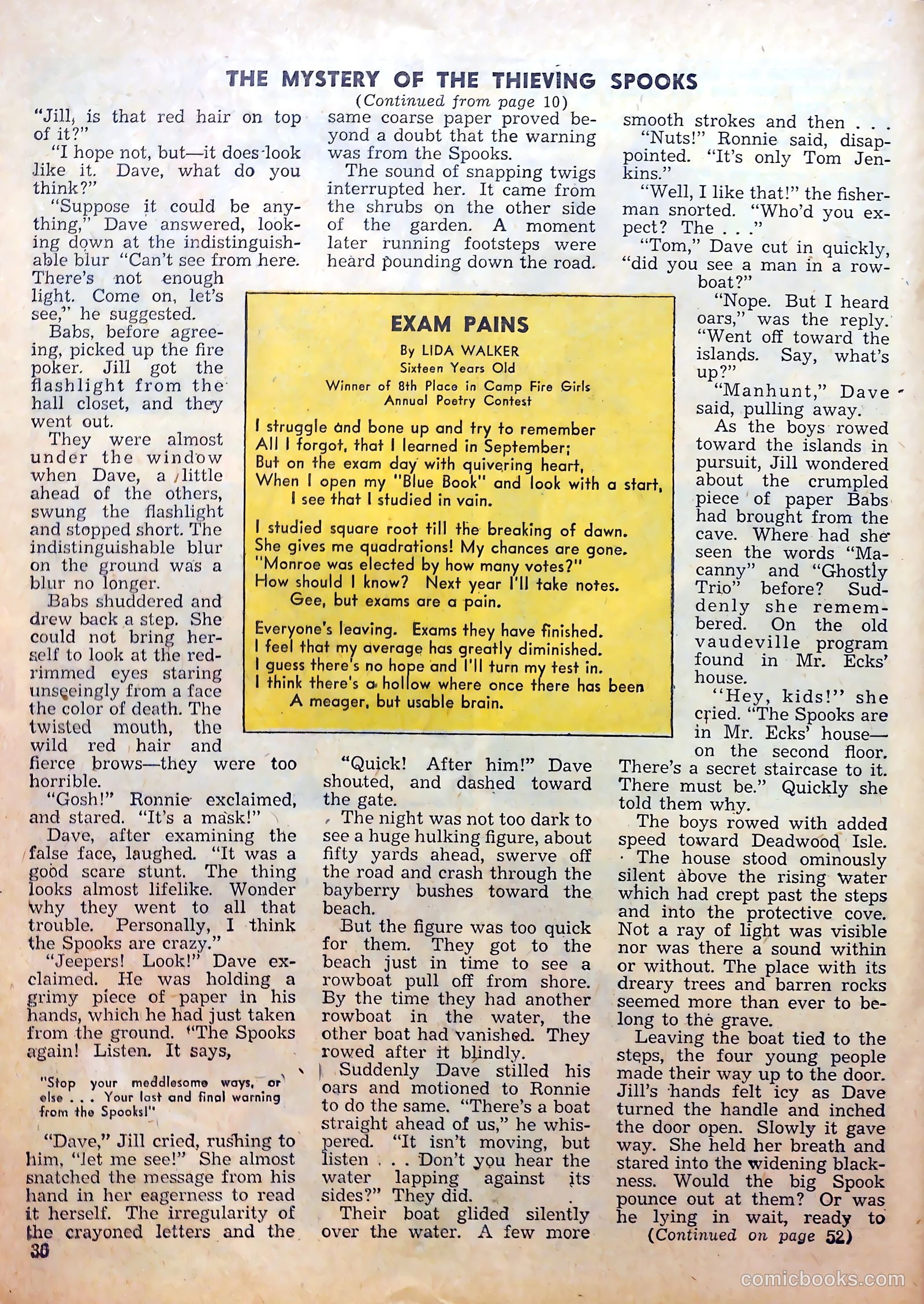 Calling All Girls #26 (1956) — page 36 of 60