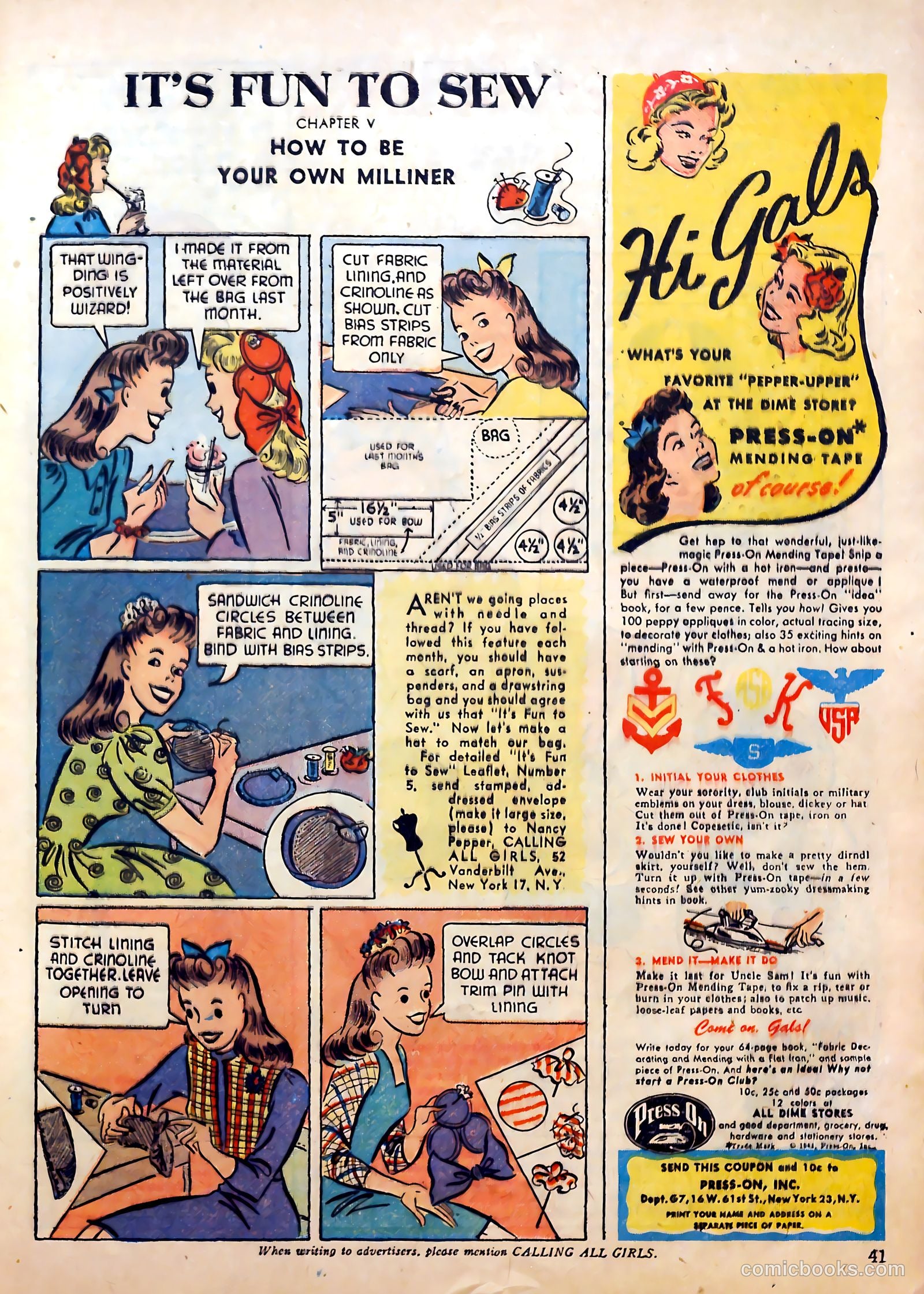 Calling All Girls #26 (1956) — page 41 of 60