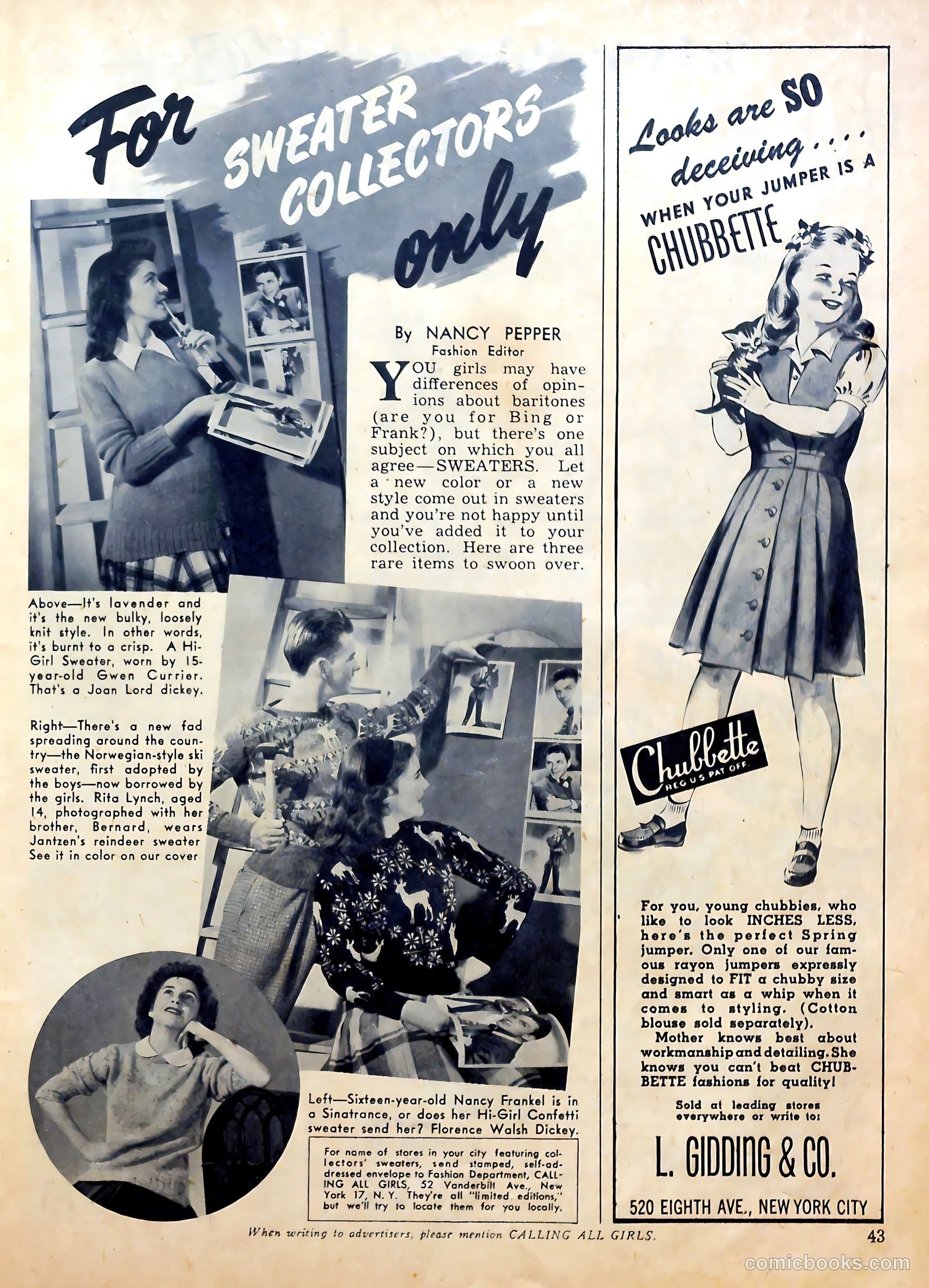 Calling All Girls #26 (1956) — page 43 of 60