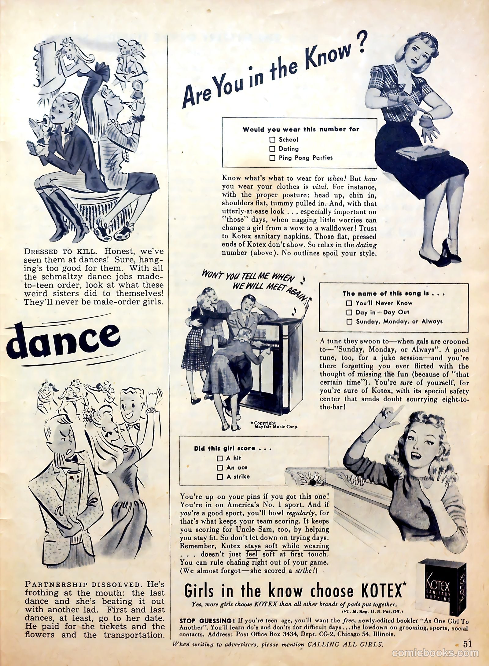 Calling All Girls #26 (1956) — page 51 of 60
