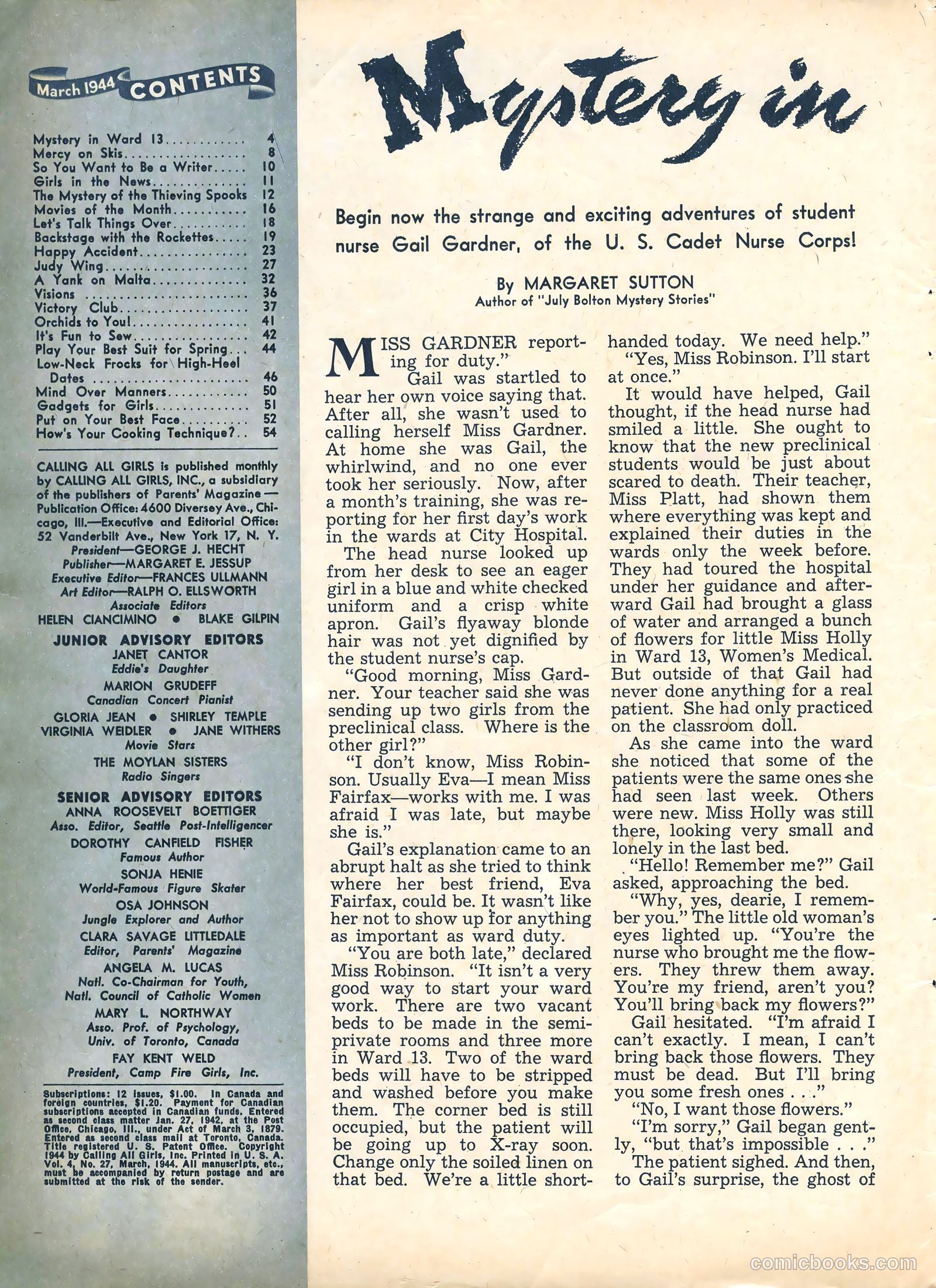 Calling All Girls #27 (1957) — page 4 of 60