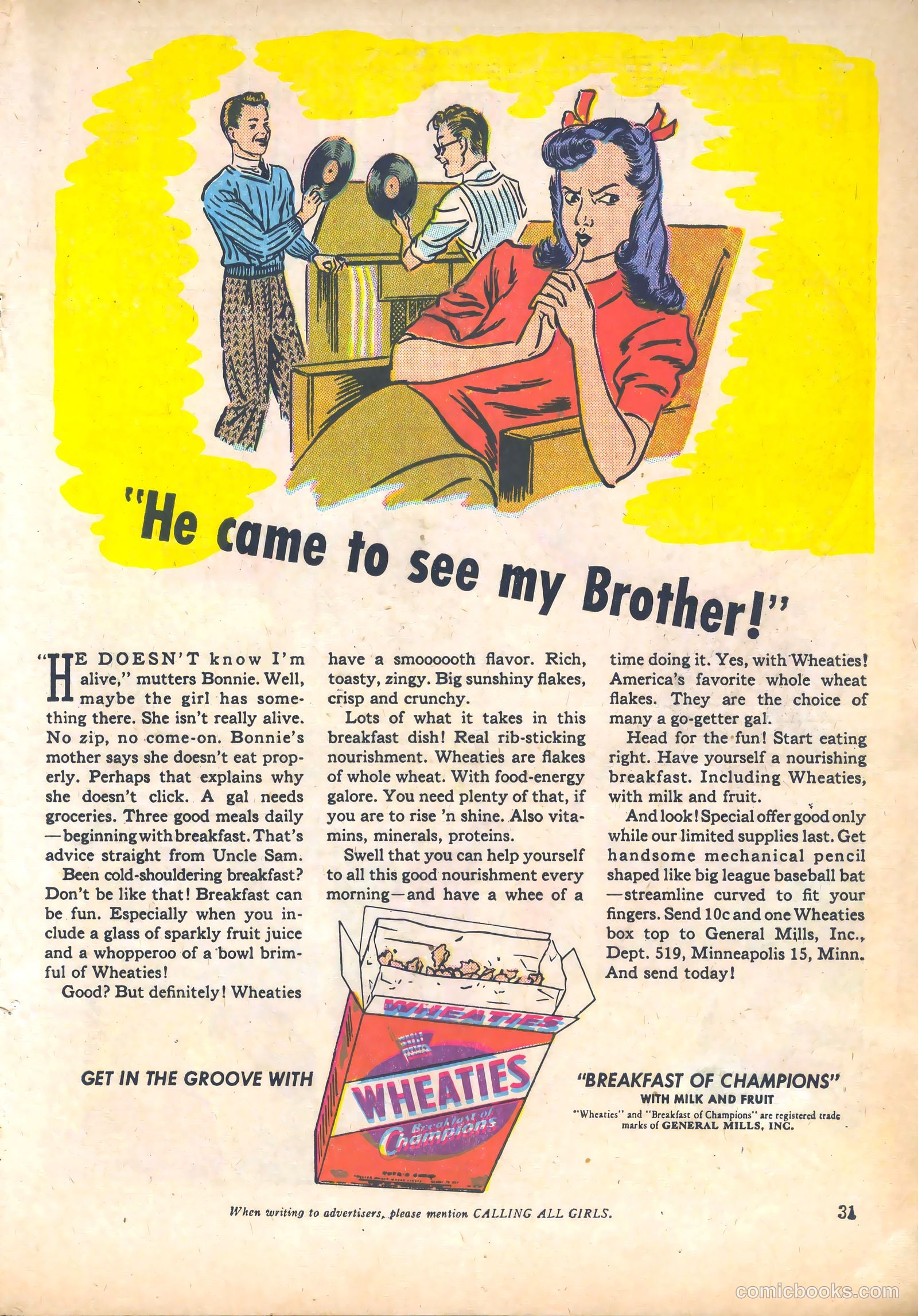 Calling All Girls #27 (1957) — page 31 of 60