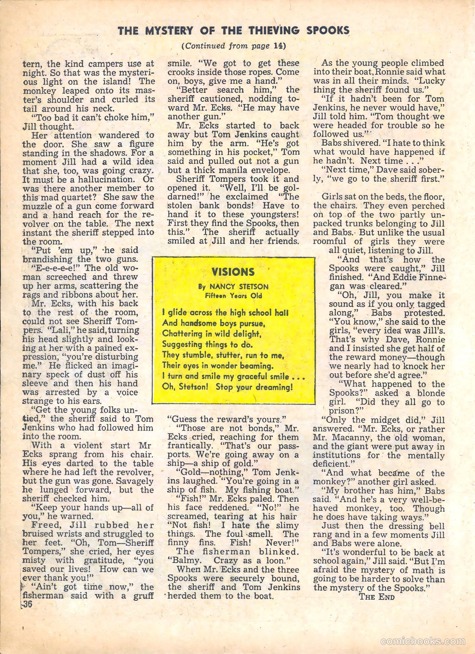 Calling All Girls #27 (1957) — page 36 of 60