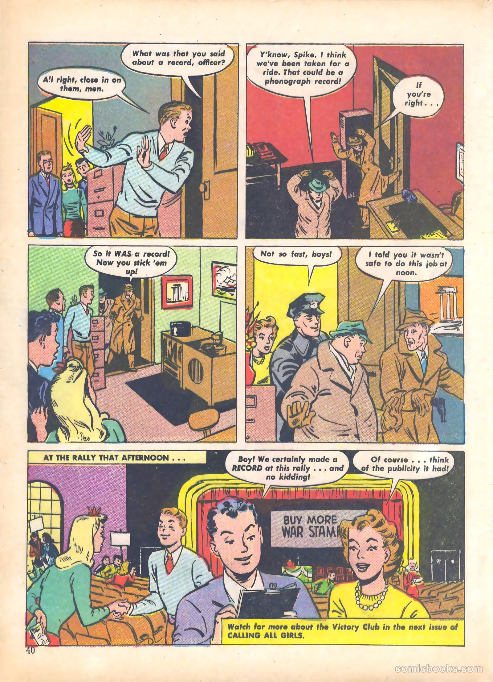 Calling All Girls #27 (1957) — page 40 of 60