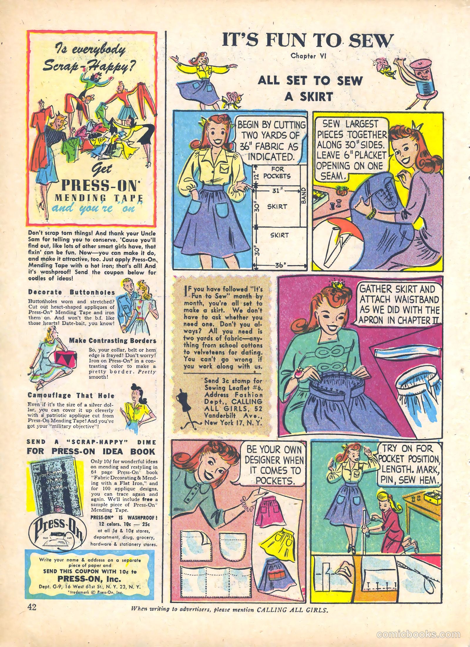 Calling All Girls #27 (1957) — page 42 of 60