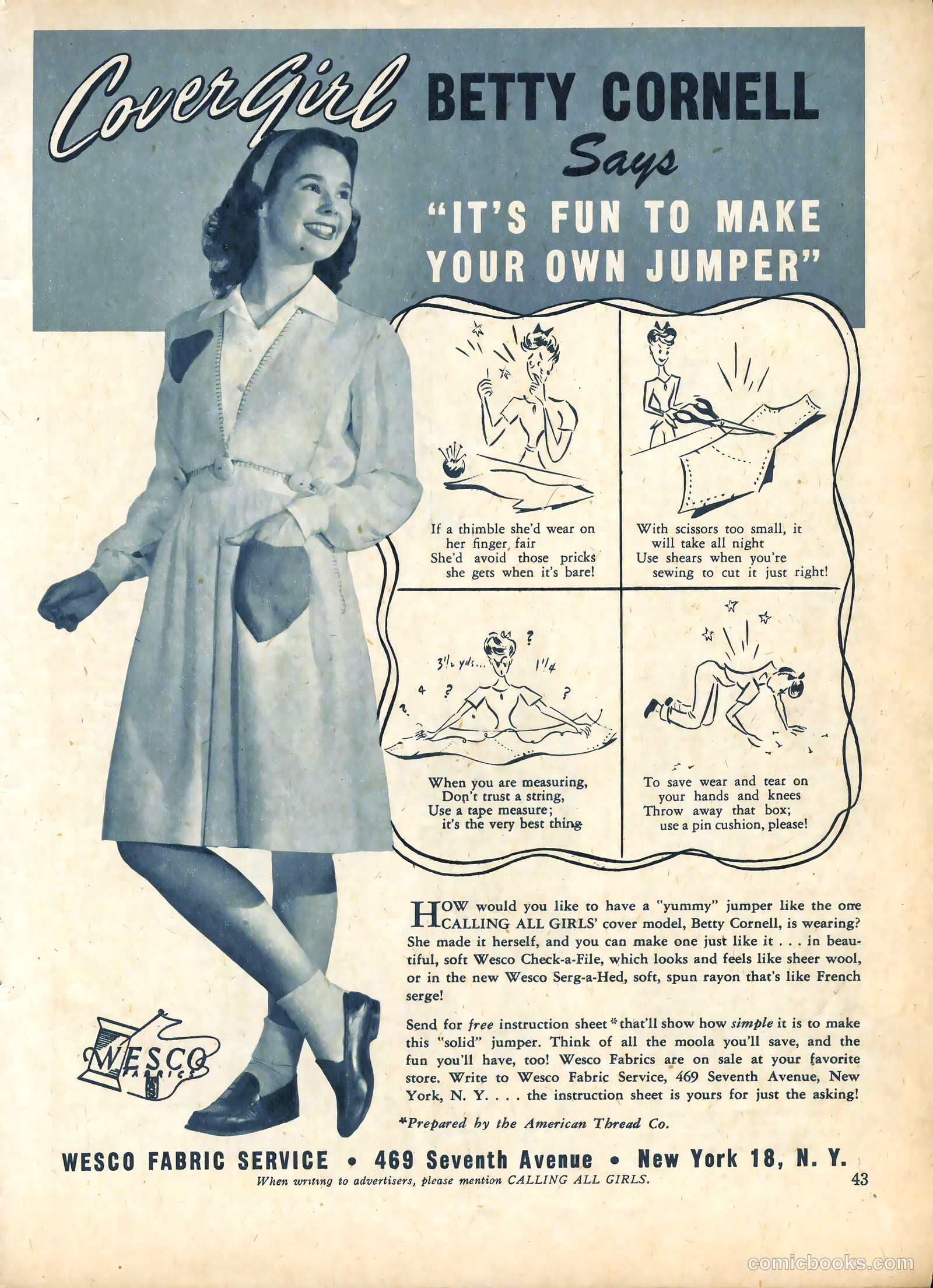 Calling All Girls #27 (1957) — page 43 of 60