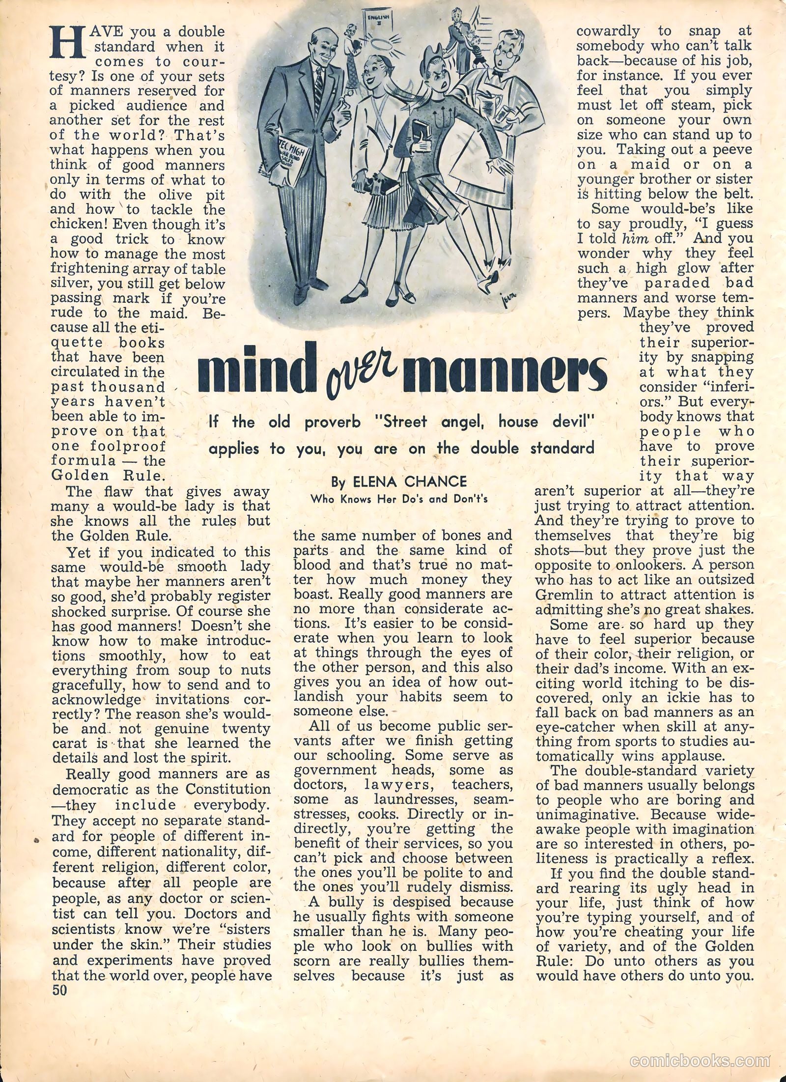 Calling All Girls #27 (1957) — page 50 of 60