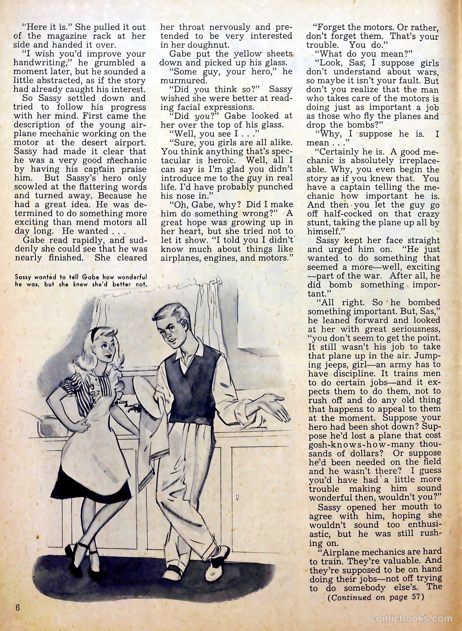 Calling All Girls #28 (1957) — page 6 of 60