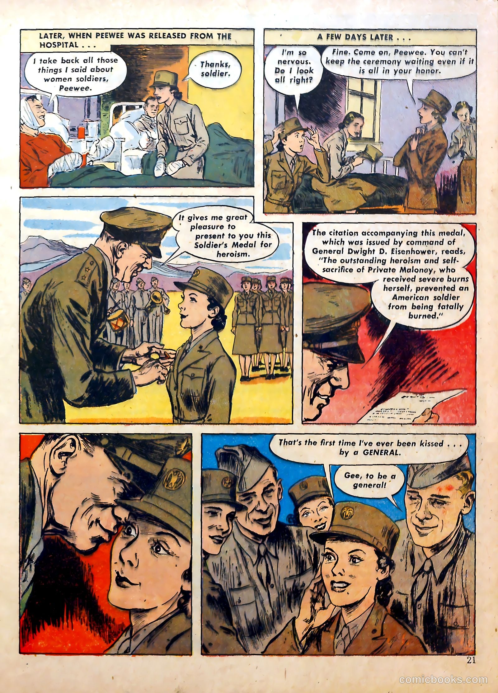 Calling All Girls #28 (1957) — page 21 of 60