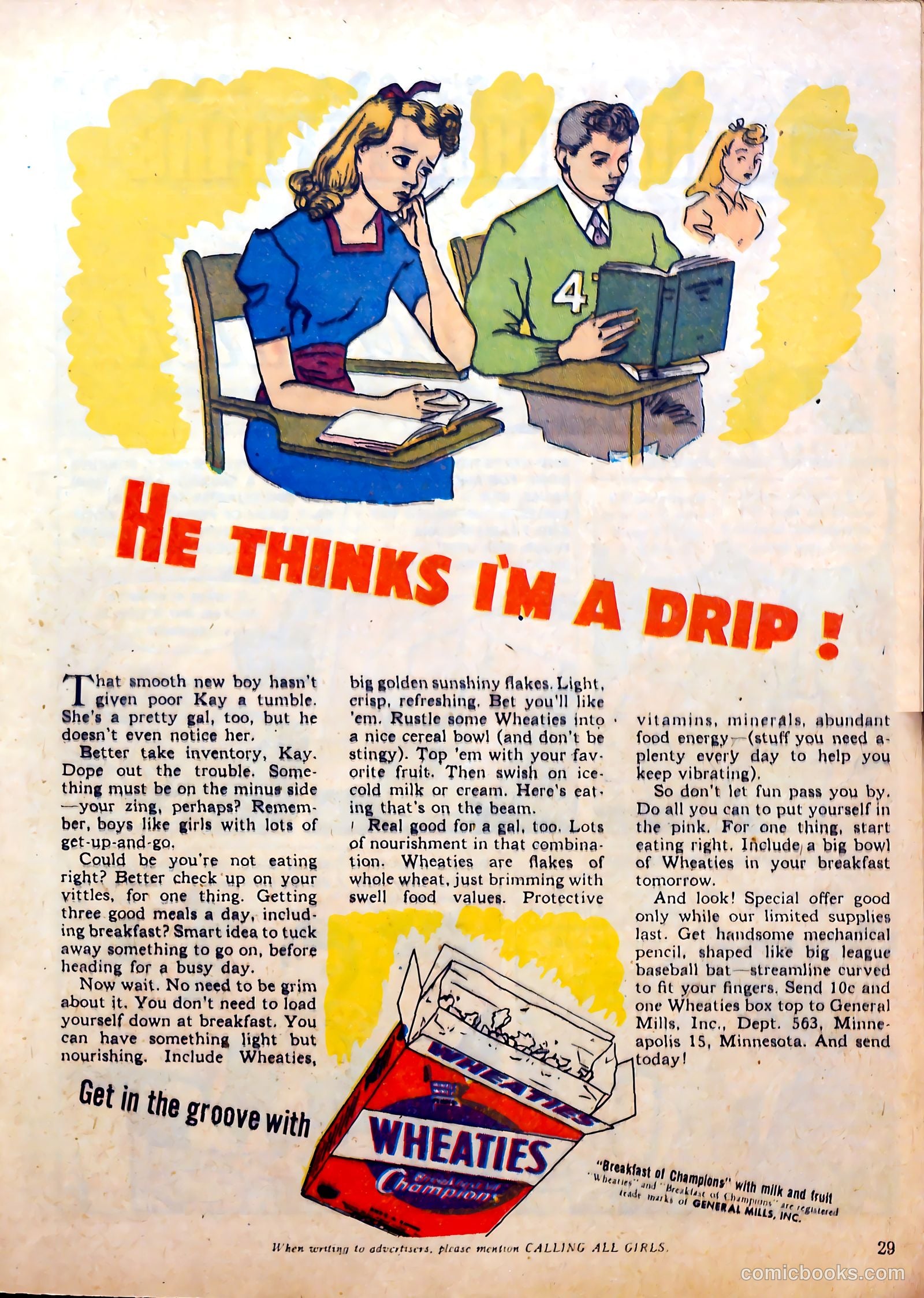 Calling All Girls #28 (1957) — page 29 of 60