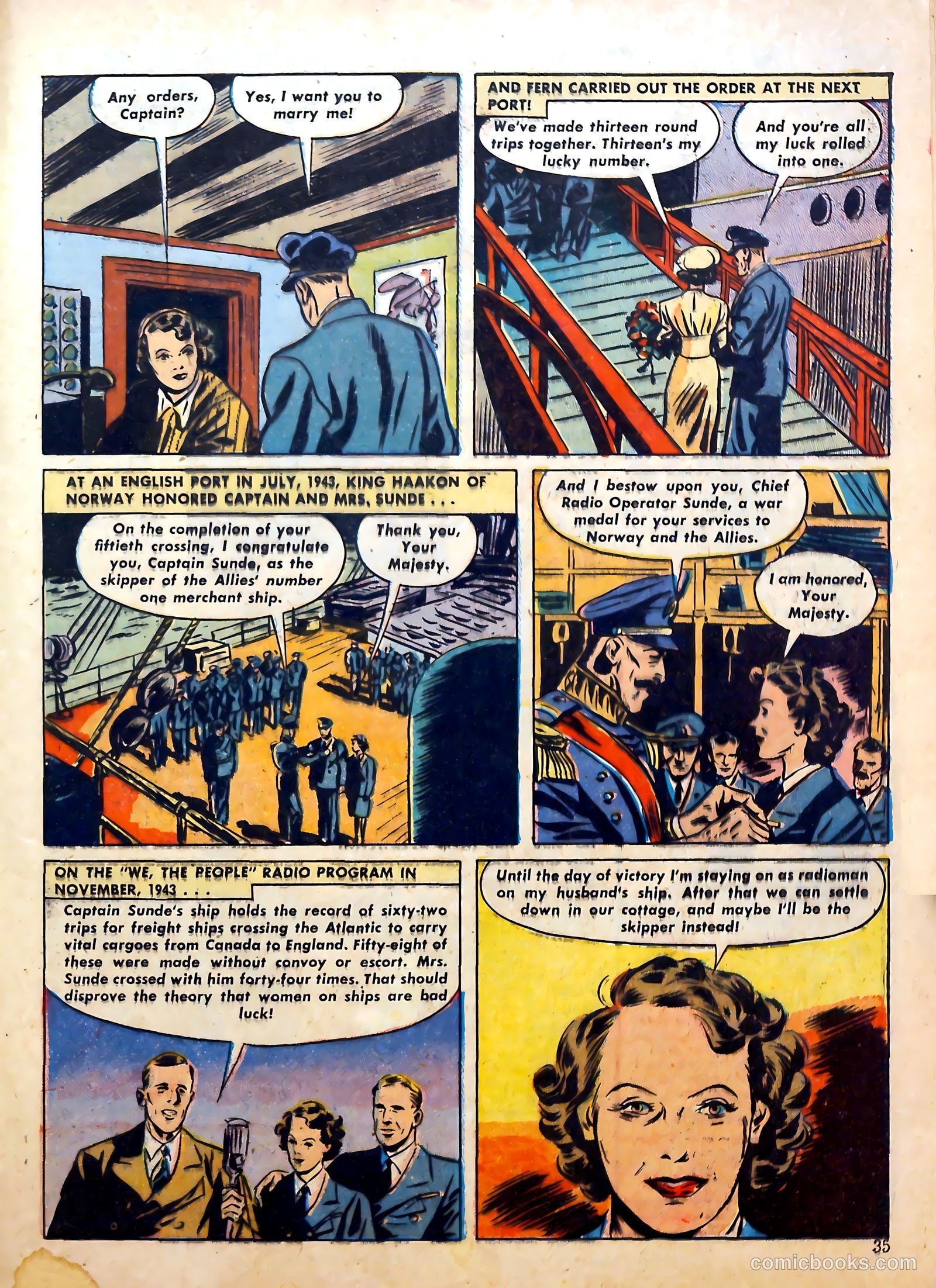 Calling All Girls #28 (1957) — page 35 of 60