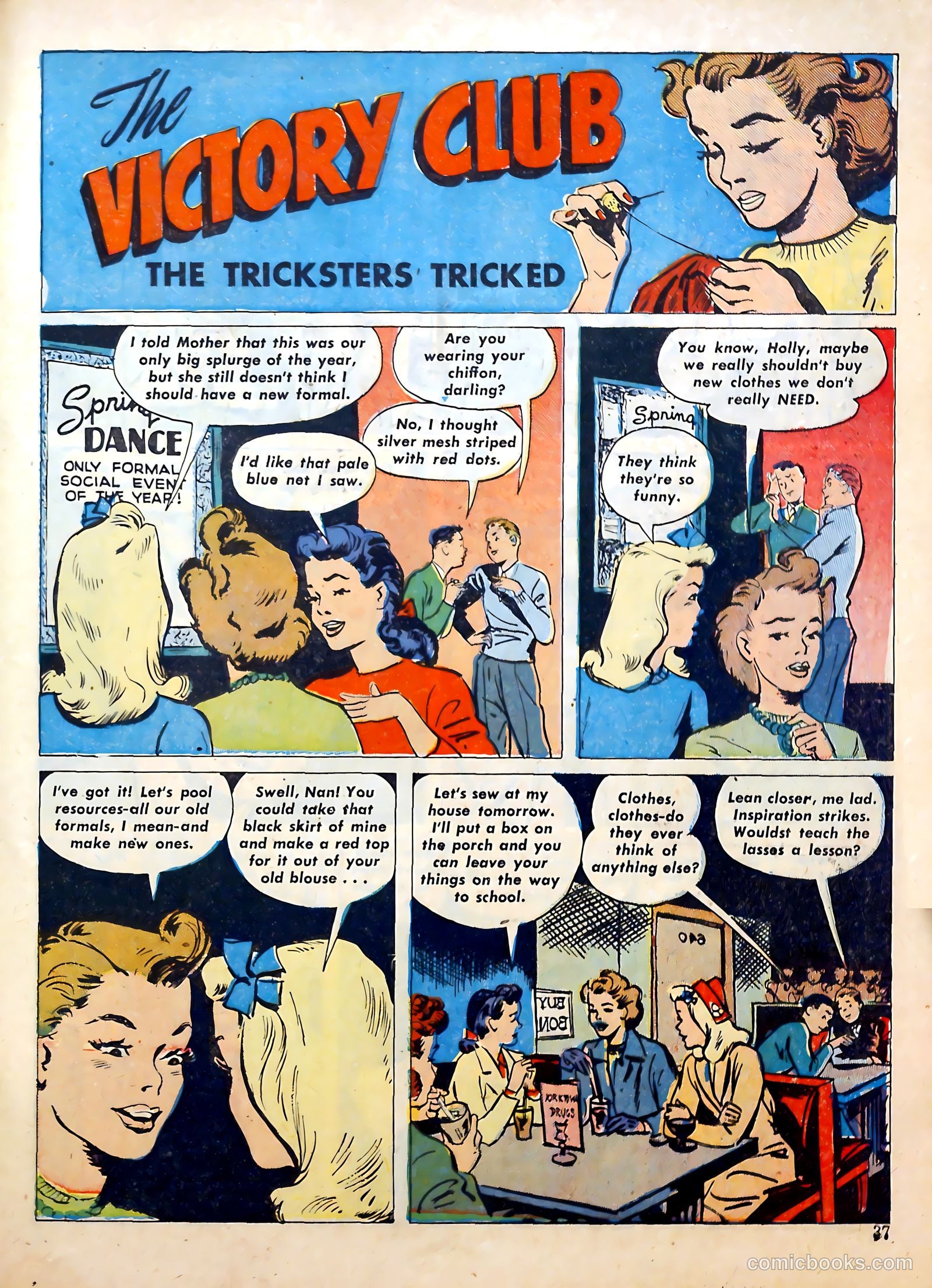 Calling All Girls #28 (1957) — page 37 of 60