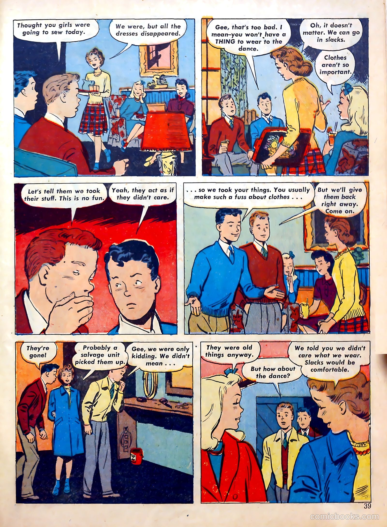 Calling All Girls #28 (1957) — page 39 of 60