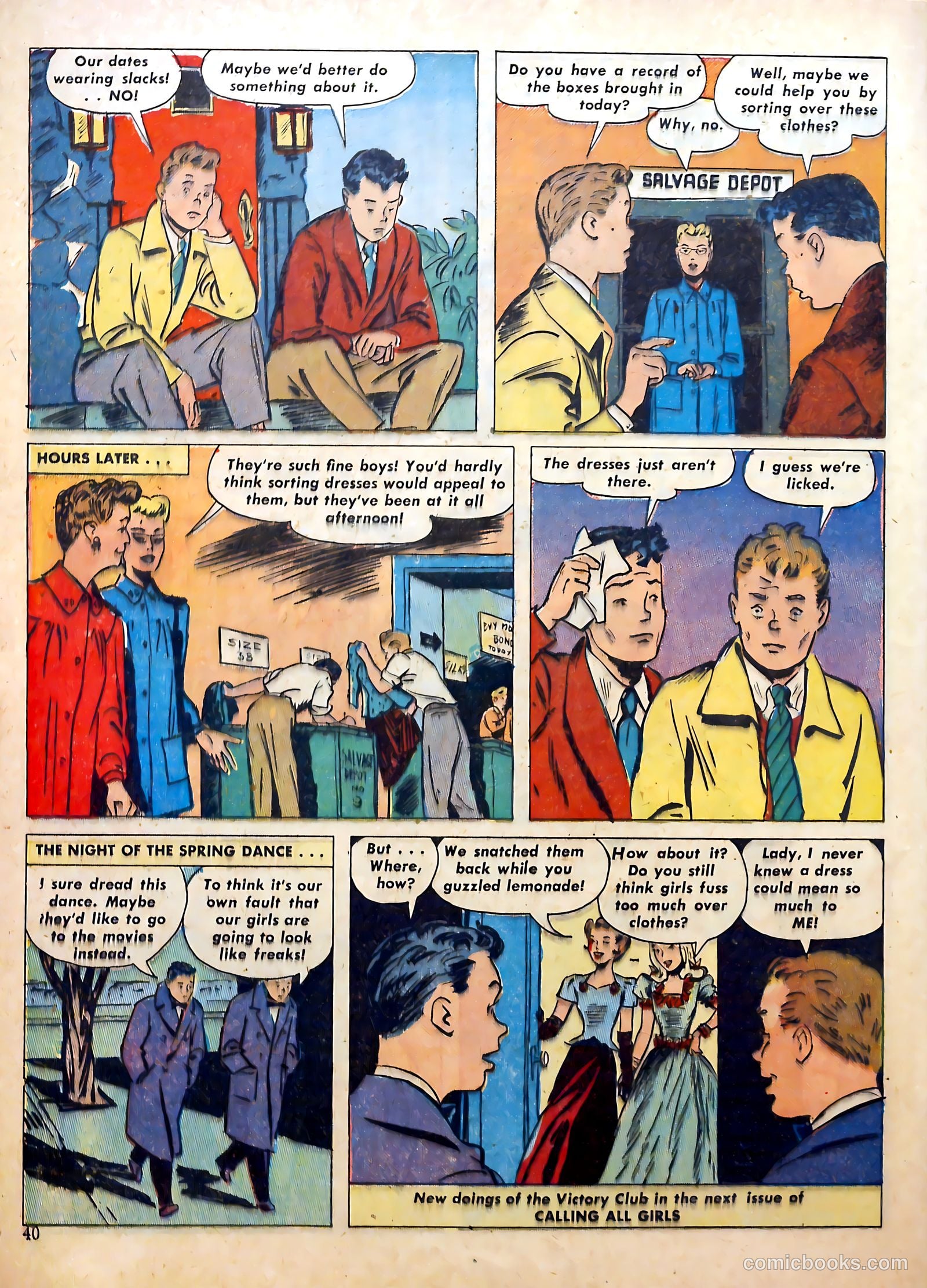 Calling All Girls #28 (1957) — page 40 of 60