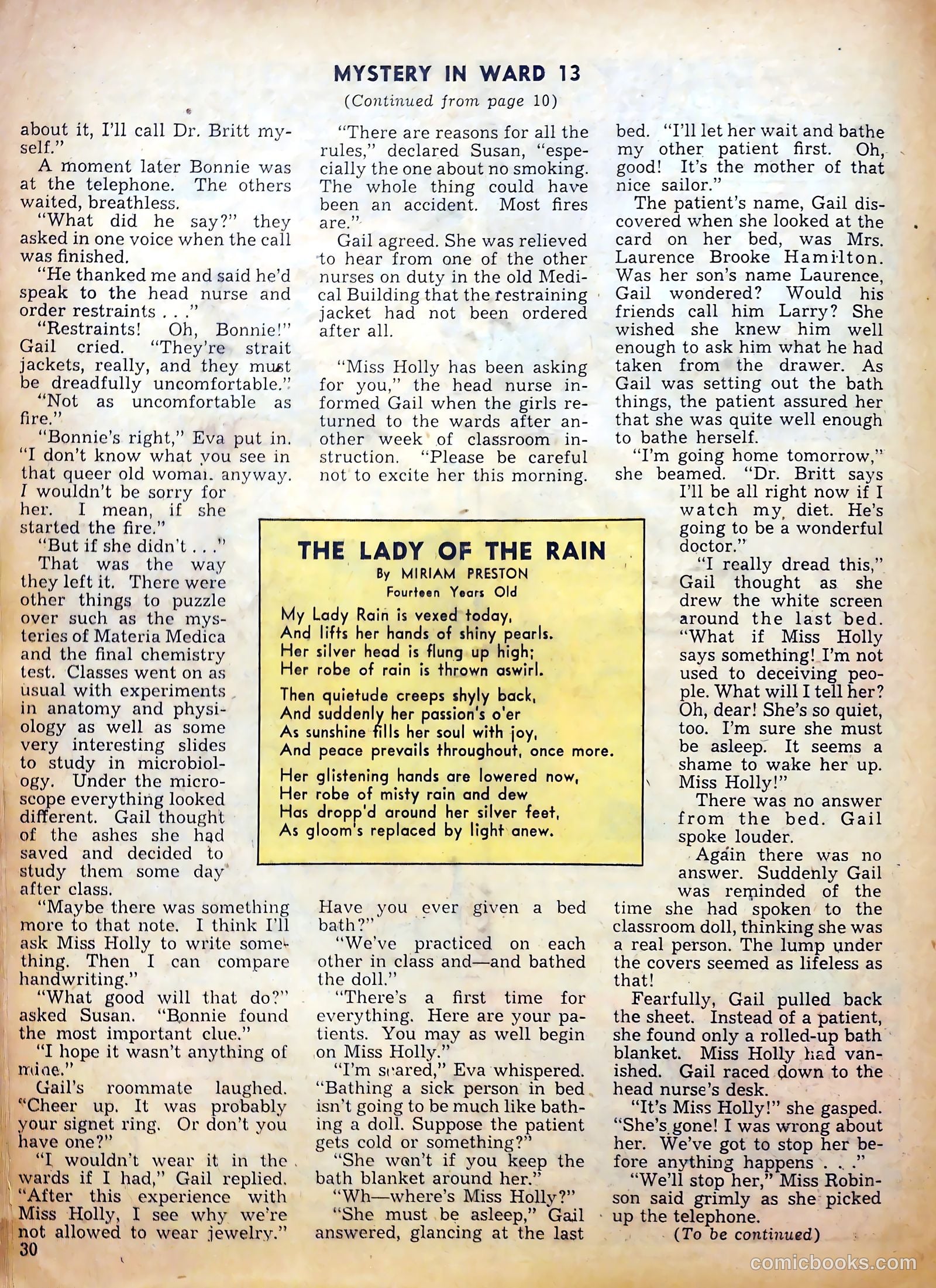 Calling All Girls #29 (1957) — page 30 of 62