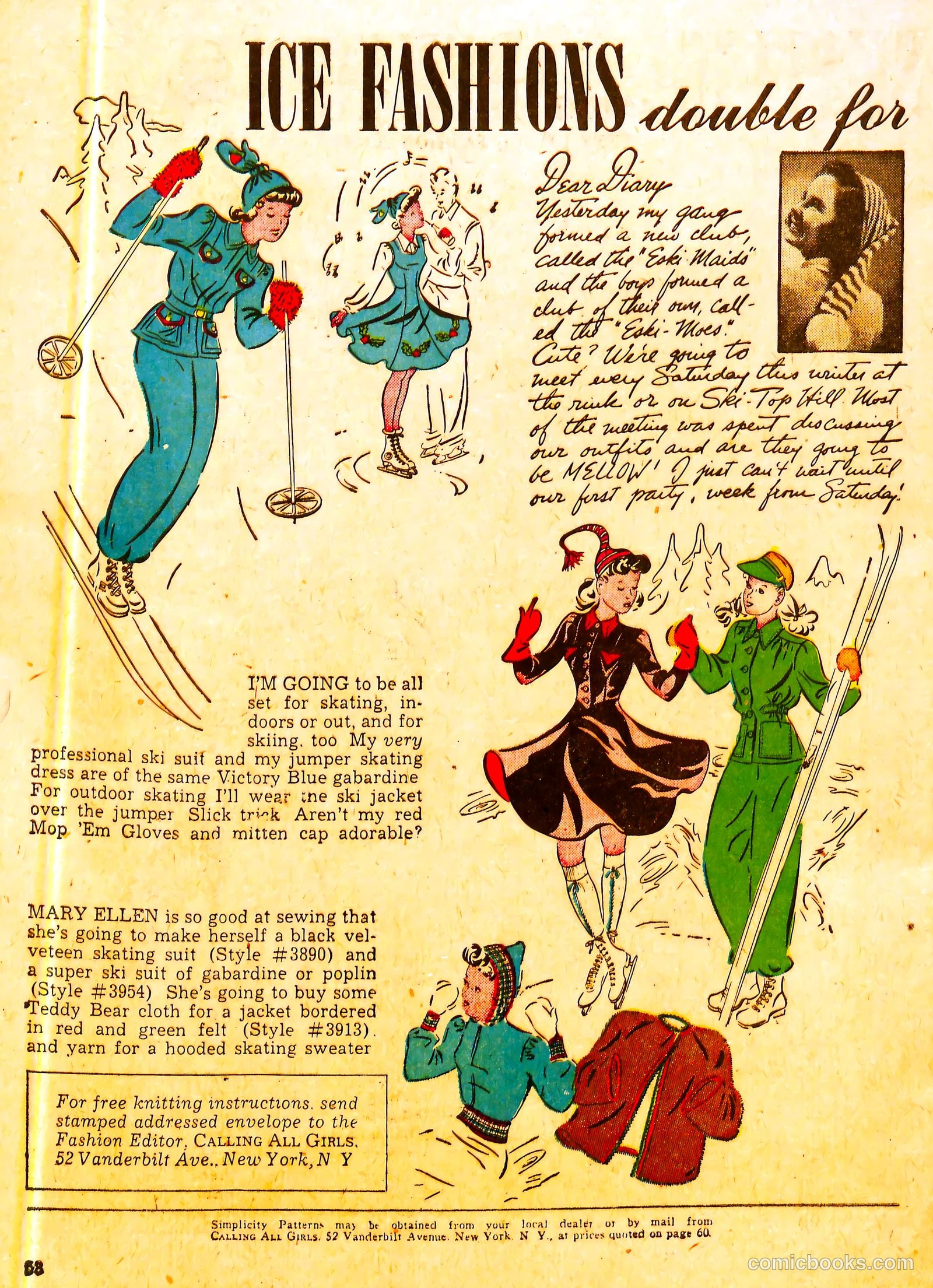 Calling All Girls #3 (1942) — page 60 of 68