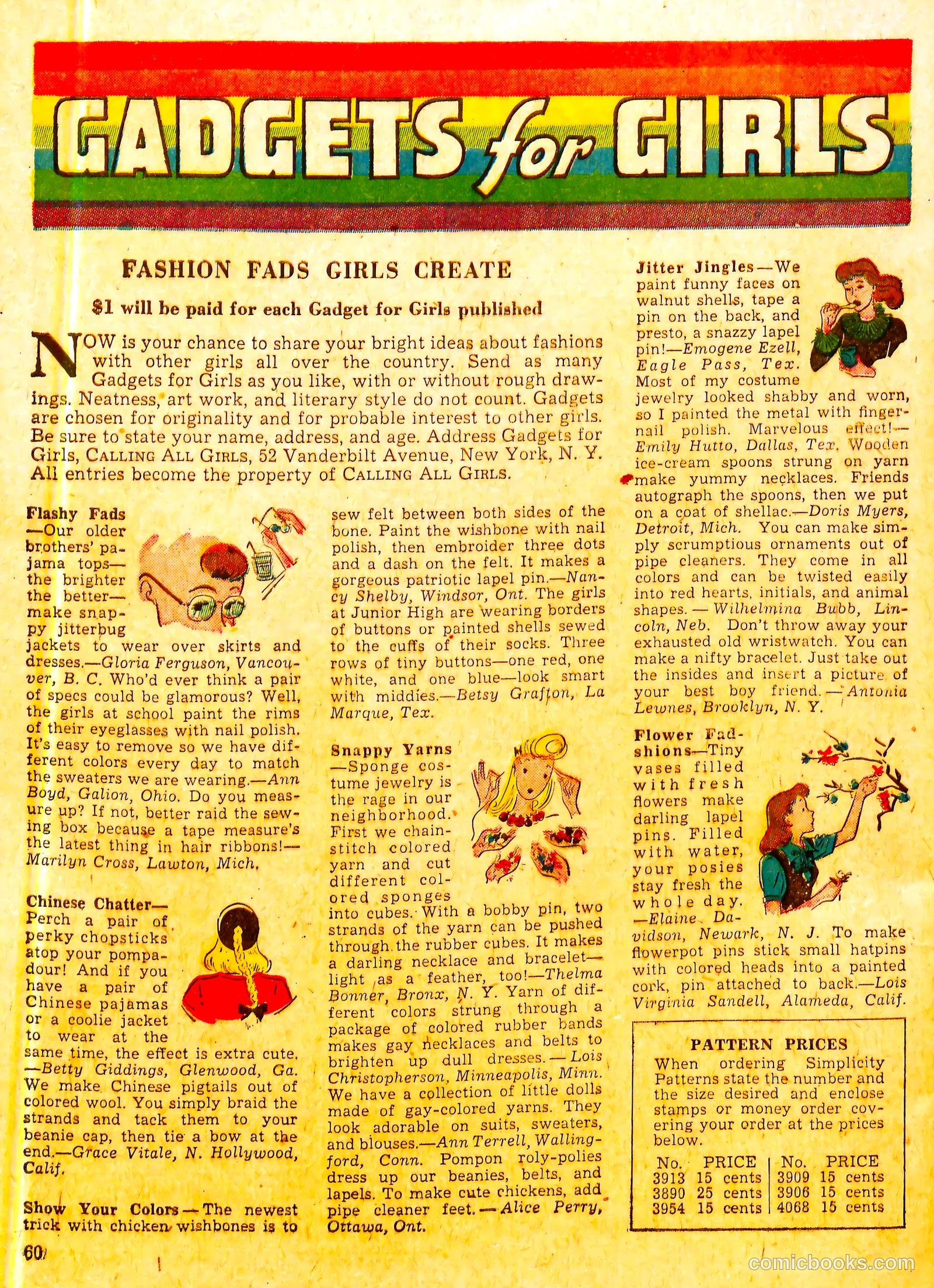 Calling All Girls #3 (1942) — page 62 of 68