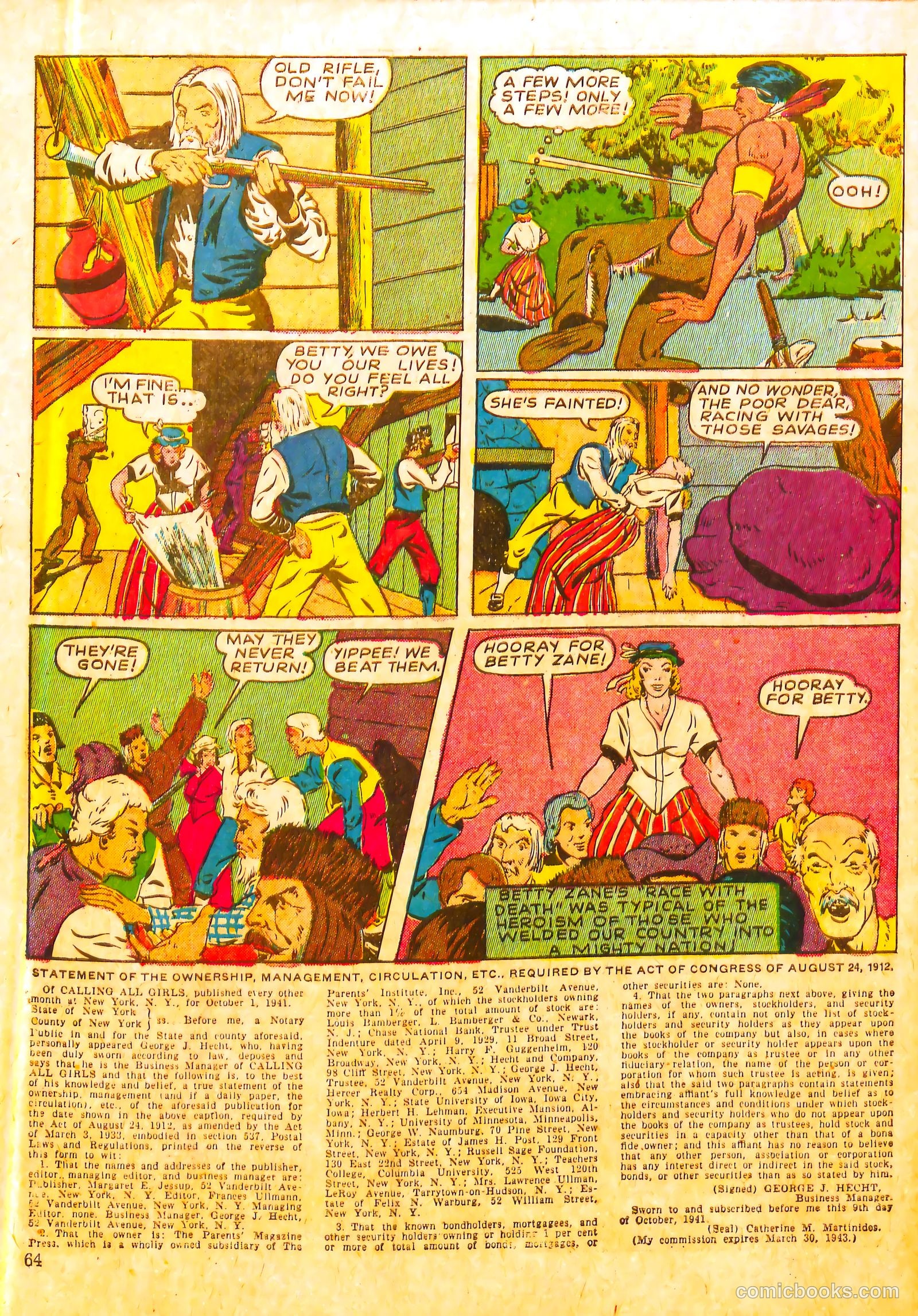 Calling All Girls #3 (1942) — page 66 of 68